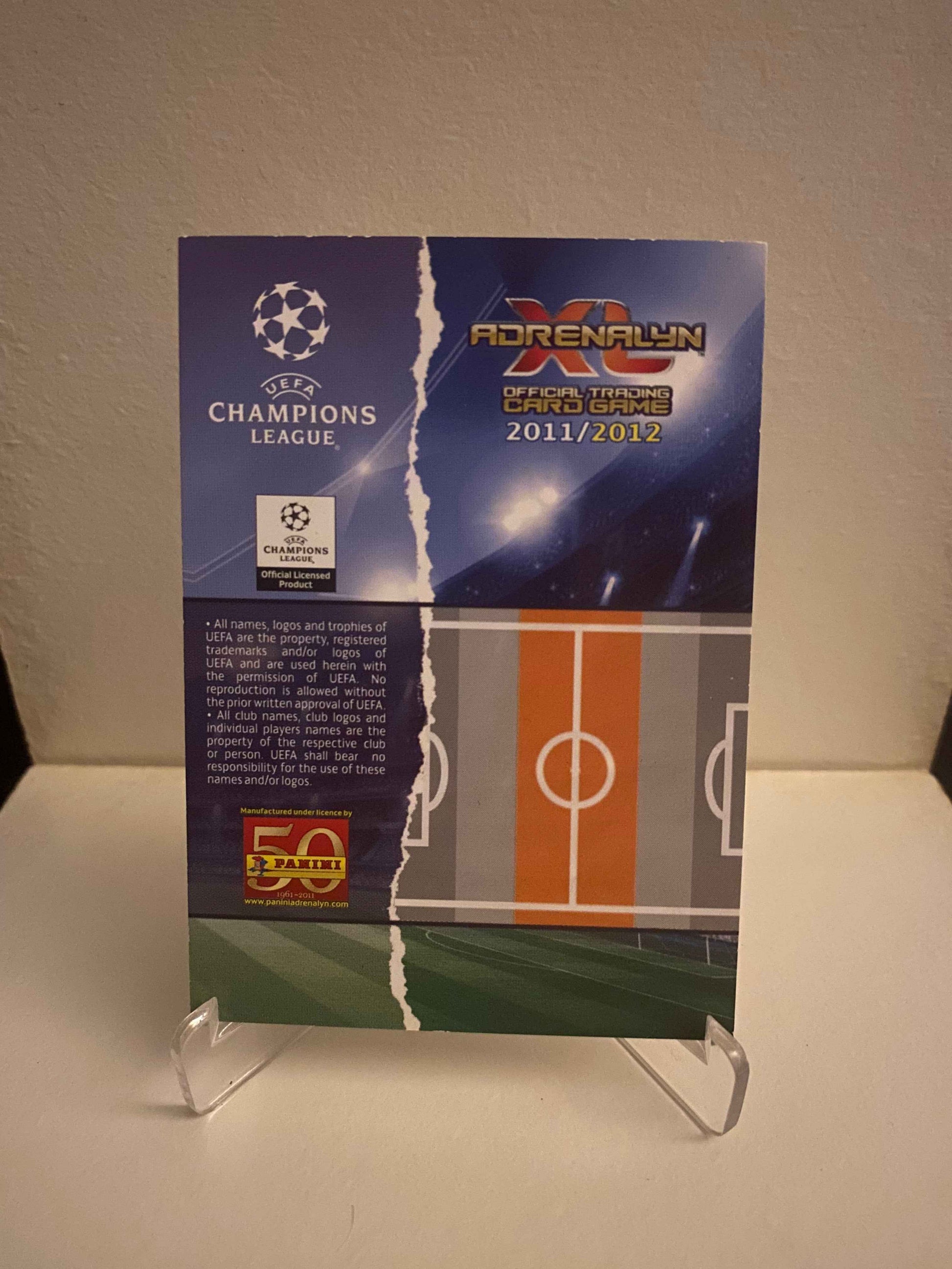 Fodbold kort Panini Adrenalyn XL UEFA Champions League 2011/2012 - Ajax Theo Janssen - Pokedexet