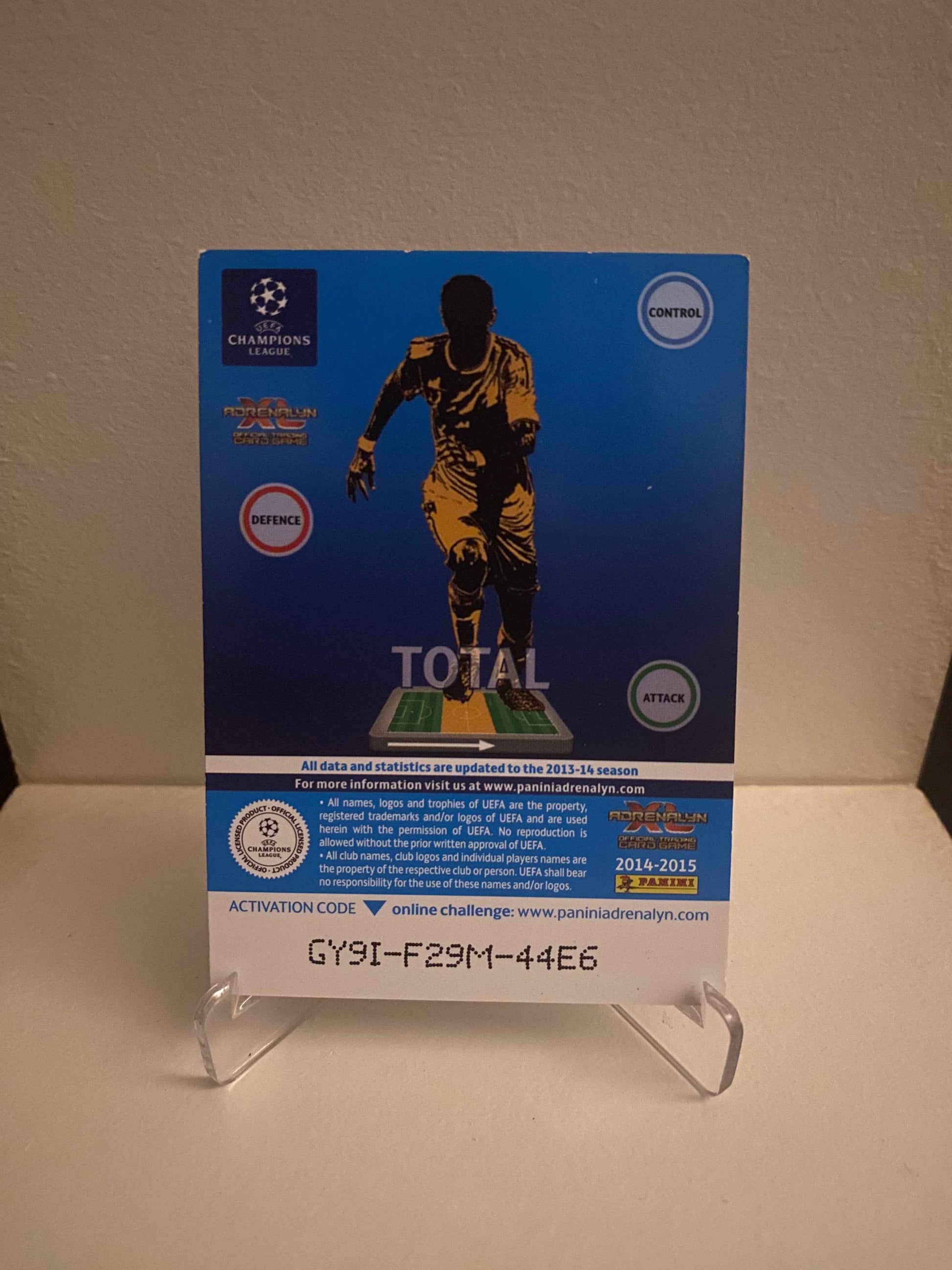 Fodbold kort Panini Adrenalyn XL UEFA Champions League 2014/2015 - Sporting Nani - Pokedexet