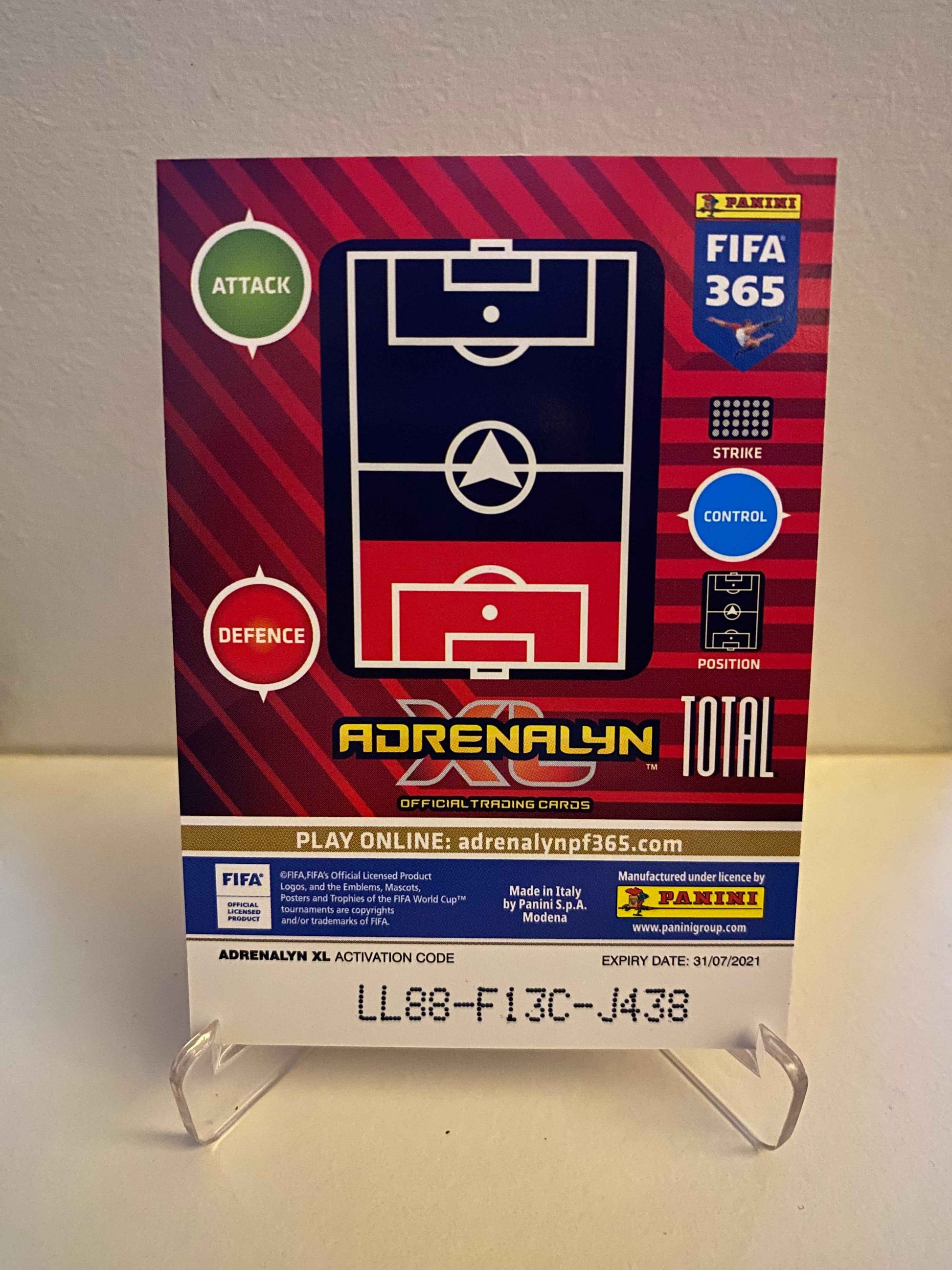 Panini Adrenalyn FIFA 365 2020/2021 - Atletico Madrid Kieran Trippier 88