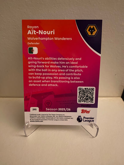 Topps Premier League 2025/2026 - Blue Parallel Rayan Ait-Nouri