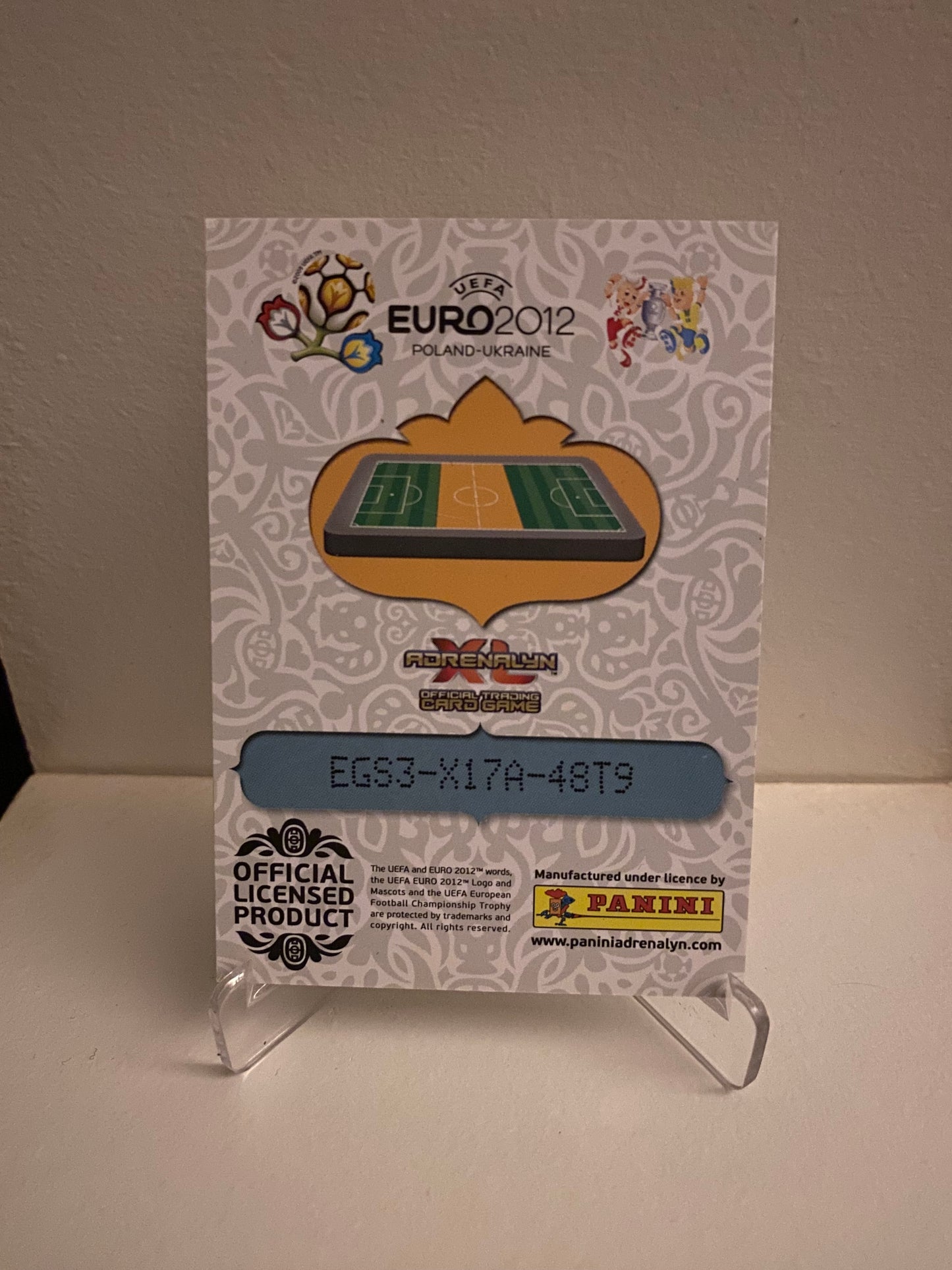Fodbold kort Panini Adrenalyn XL UEFA EURO 2012 - Ukraine Oleh Gusev - Pokedexet