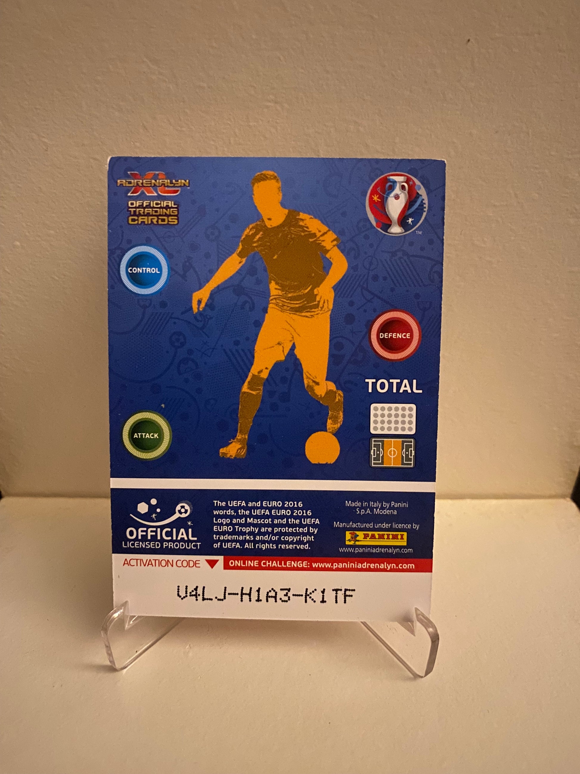 Fodbold kort Panini Adrenalyn XL UEFA EURO 2016 - Spanien Cesc Fabregas - Pokedexet