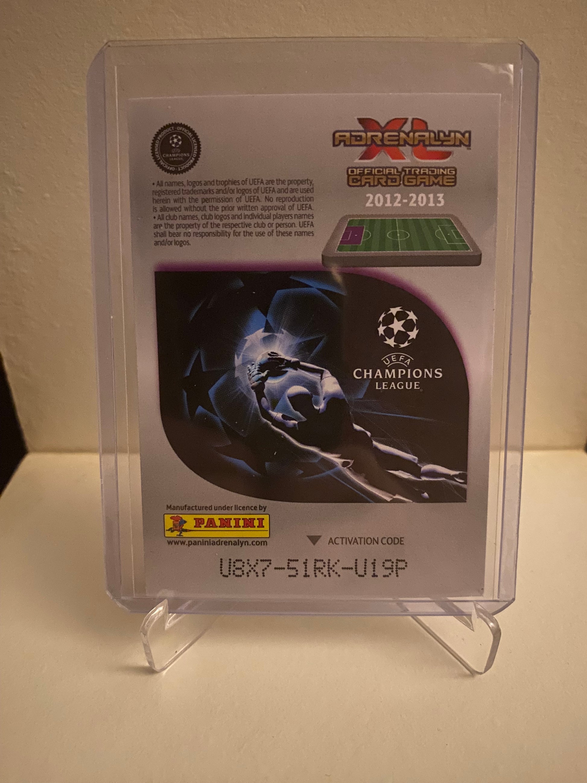 Fodbold kort Panini Adrenalyn XL UEFA Champions League 2012/2013 - AC Milan Christian Abbiati Holofoil - Pokedexet