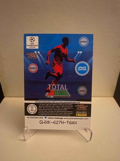 Fodbold kort Panini Adrenalyn XL UEFA Champions League 2014/2015 - Arsenal Kieran Gibbs - Pokedexet