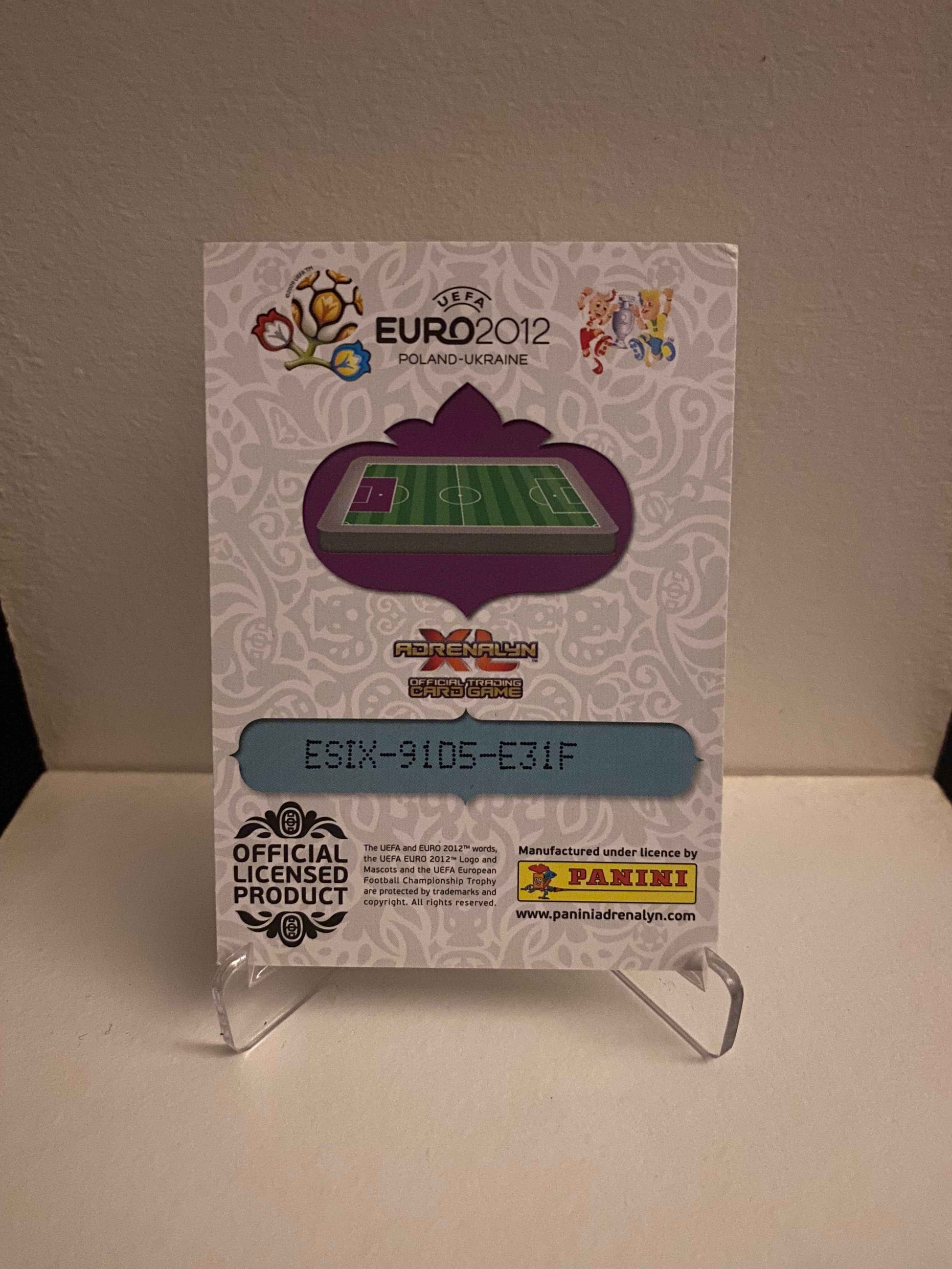 Fodbold kort Panini Adrenalyn XL UEFA EURO 2012 - Polen Wojciech Szczesny - Pokedexet