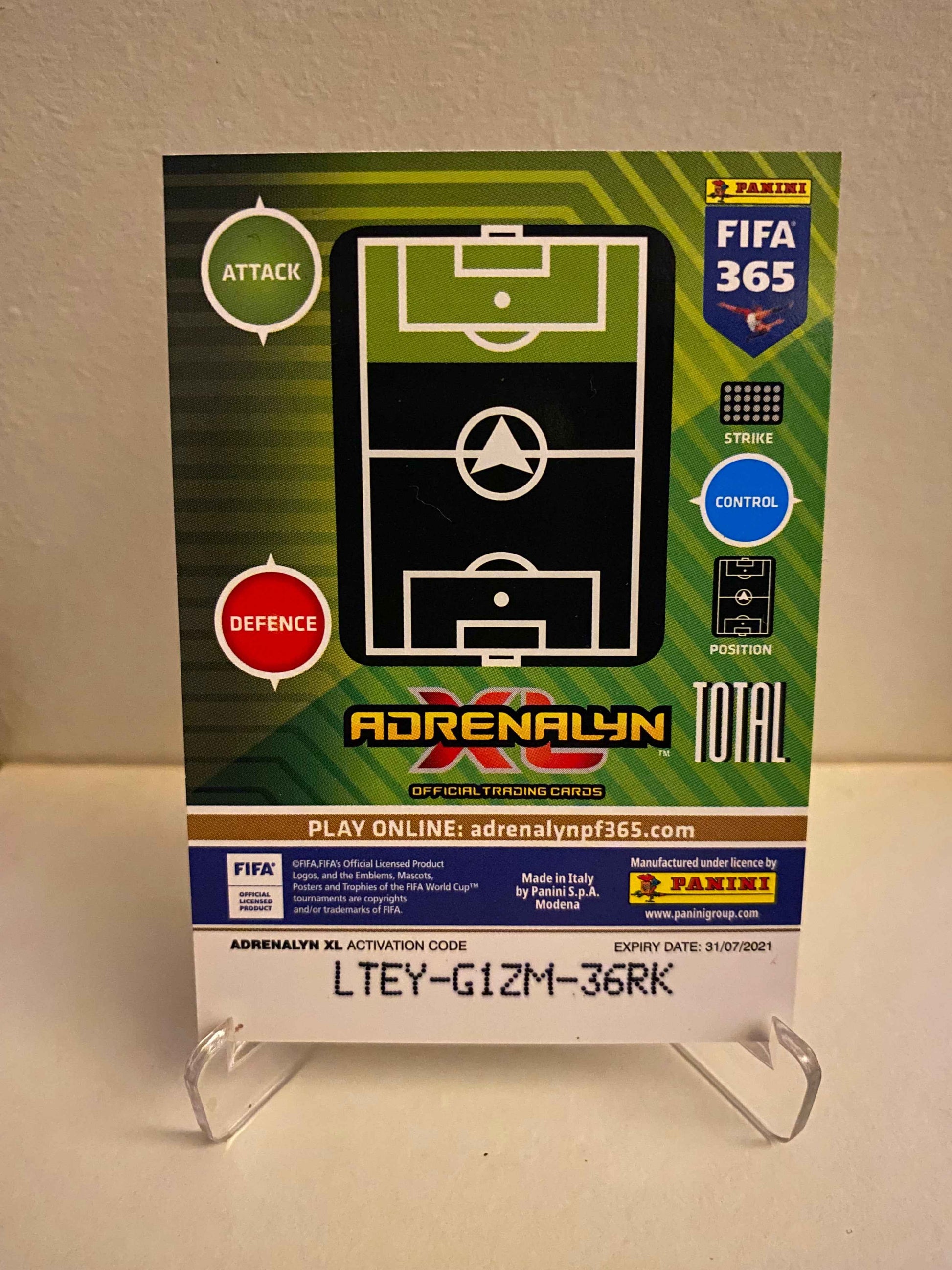 Fodbold kort Panini Adrenalyn FIFA 365 2020/2021 -  Ajax Amsterdam Quincy Promes 225 - Pokedexet