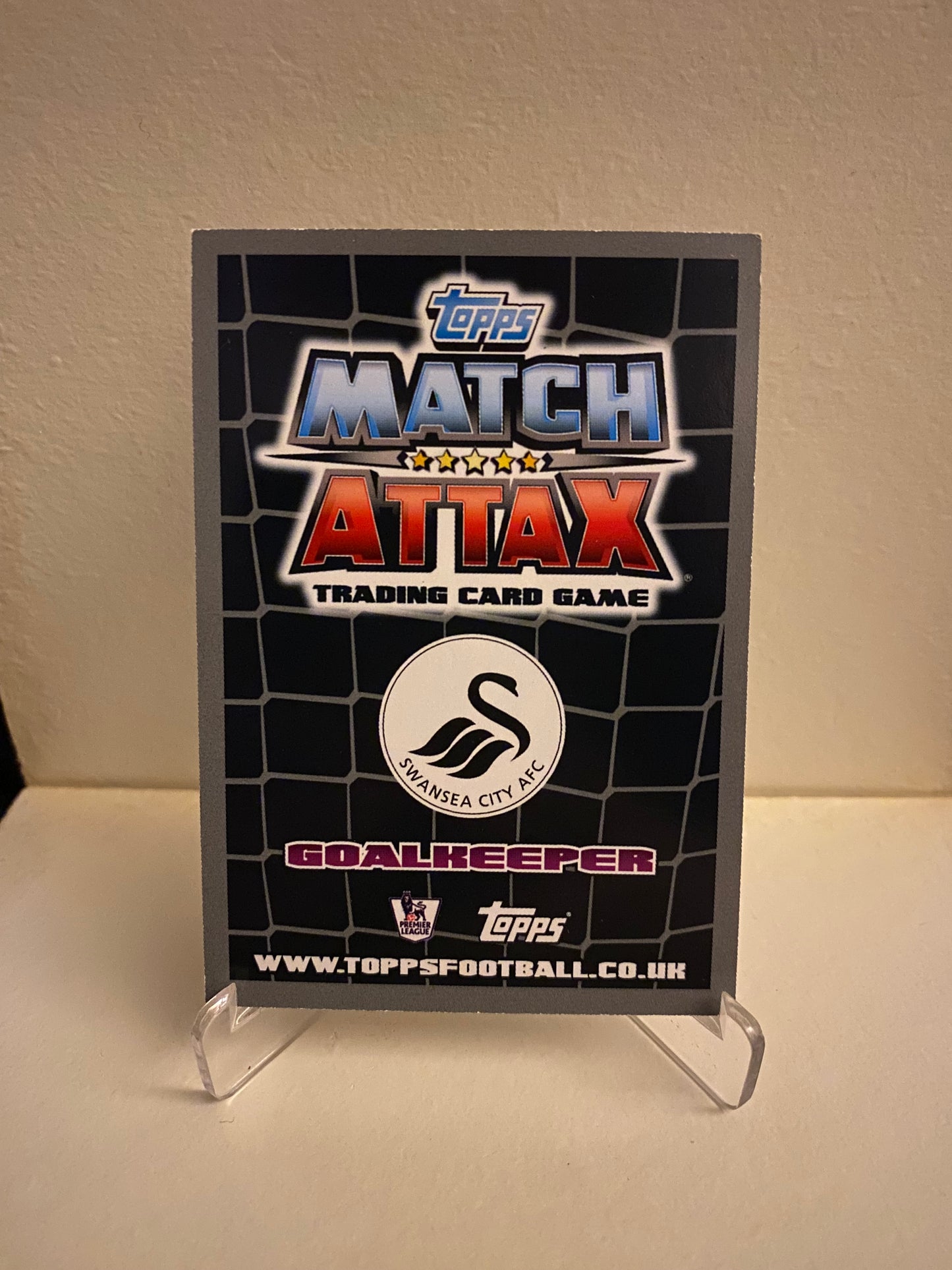 Fodbold kort Topps Match Attax Premier League 2011/2012 - Swansea Michel Vorm - Pokedexet