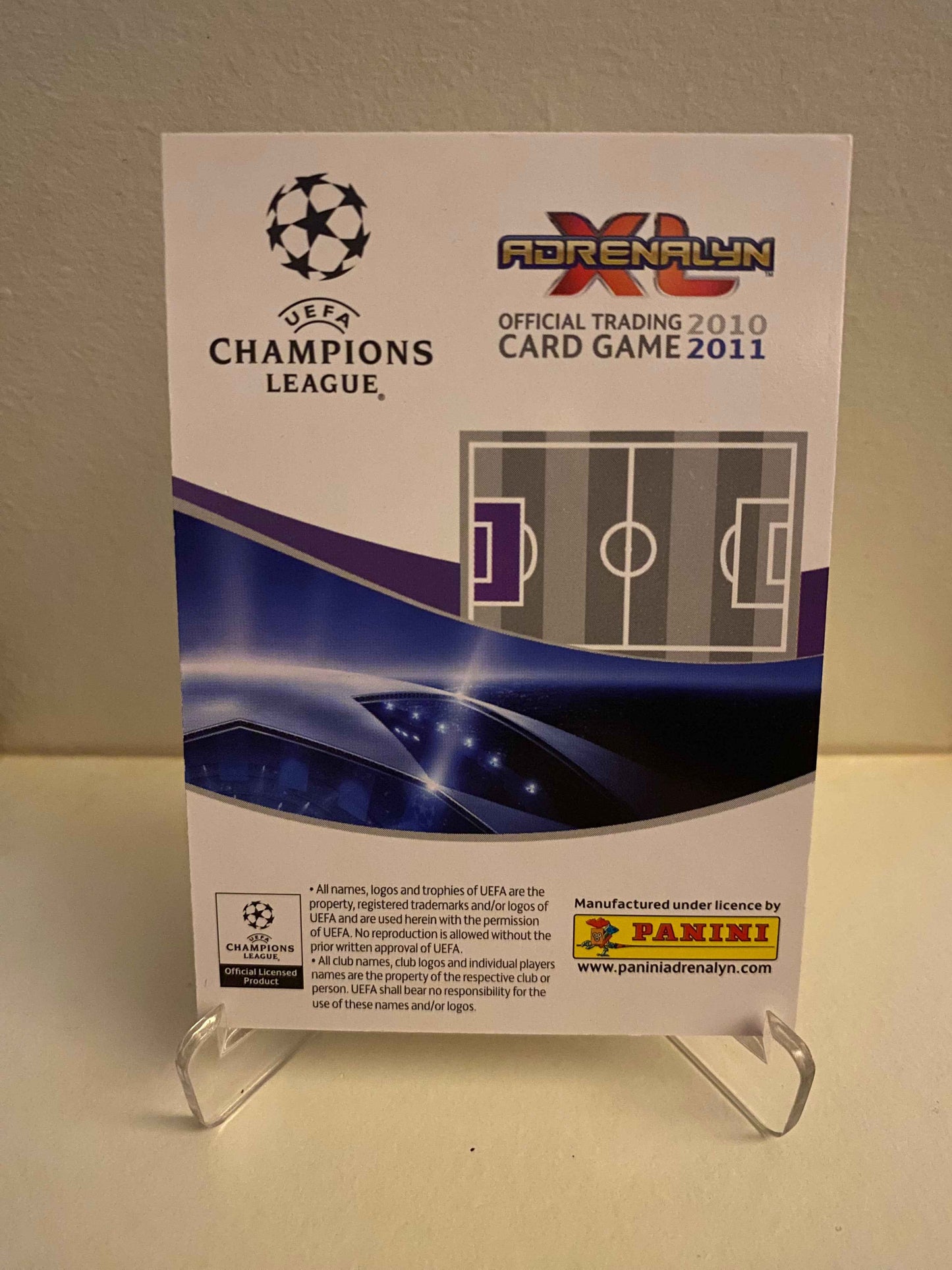 Fodbold kort Panini Adrenalyn XL UEFA Champions League 2010-2011 - Tottenham Hotspur FC Heurelho Gomes - Pokedexet