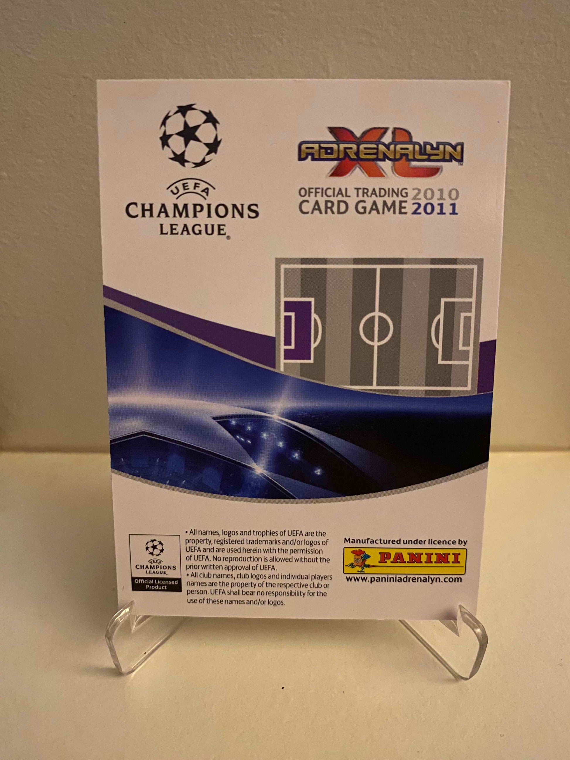 Fodbold kort Panini Adrenalyn XL UEFA Champions League 2010-2011 - Tottenham Hotspur FC Heurelho Gomes - Pokedexet