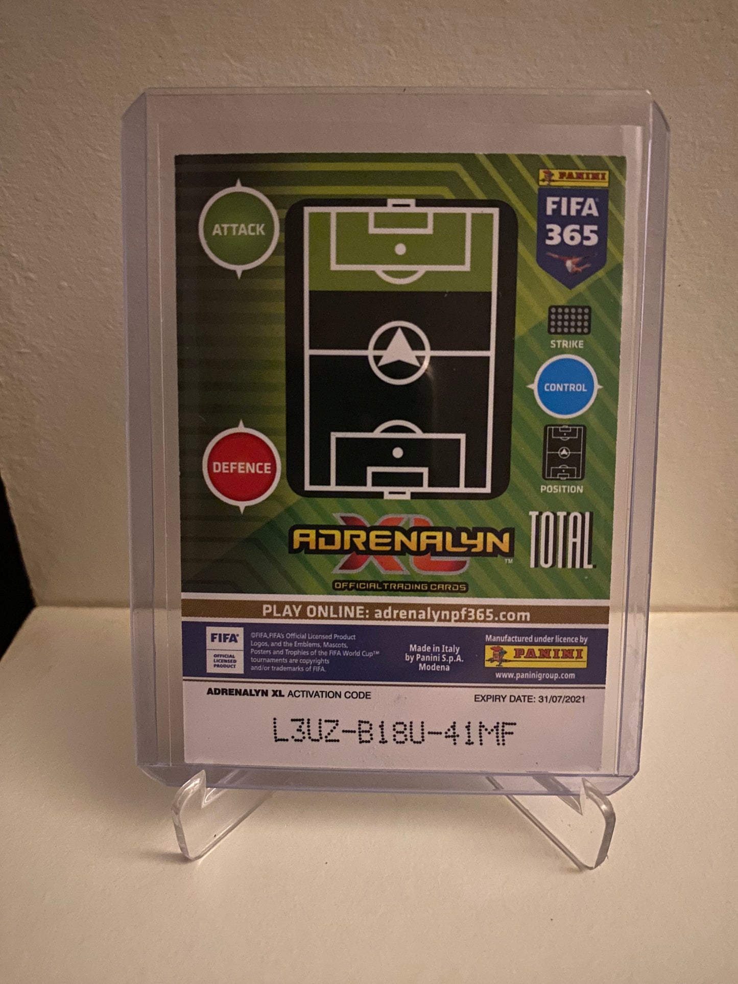 Fodbold kort Panini Adrenalyn XL FIFA 365 2021 - Barcelona Lionel Messi Holofoil - Pokedexet