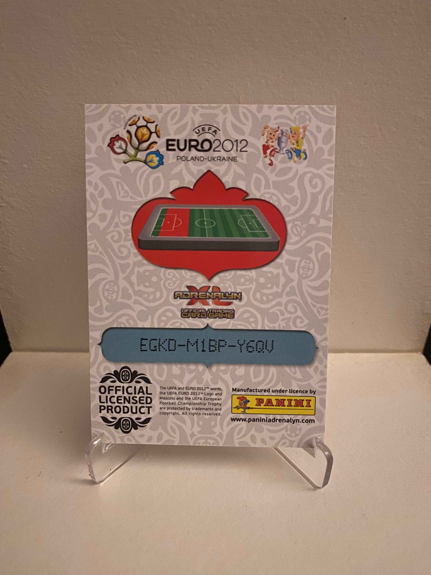 Fodbold kort Panini Adrenalyn XL UEFA EURO 2012 - Holland John Heitinga - Pokedexet