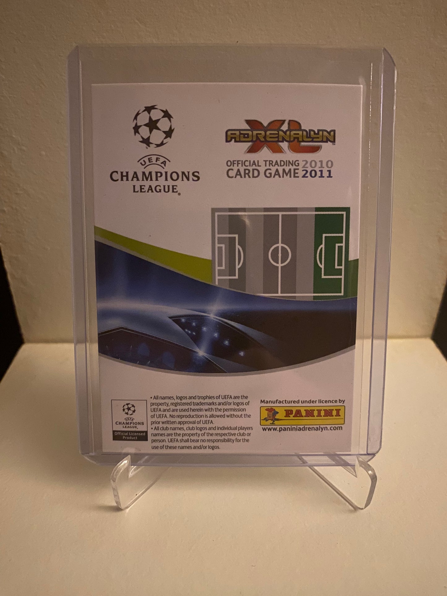 Fodbold kort Panini Adrenalyn XL UEFA Champions League 2010/2011 - Chelsea Nicolas Anelka Holofoil - Pokedexet