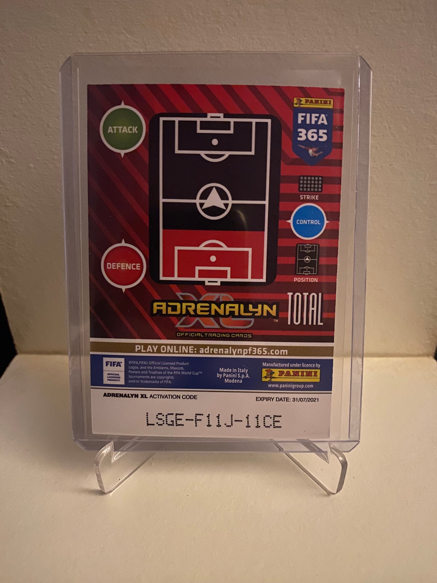 Fodbold kort Panini Adrenalyn XL FIFA 365 2021 - Boca Juniors Julio Buffarini Holofoil - Pokedexet