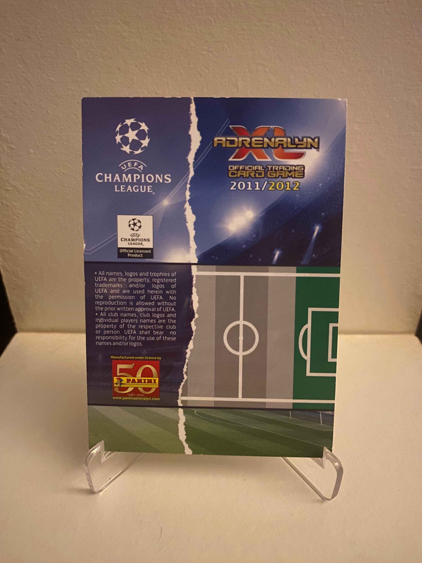 Fodbold kort Panini Adrenalyn XL UEFA Champions League 2011/2012 - Ajax Lorenzo Ebecilio - Pokedexet