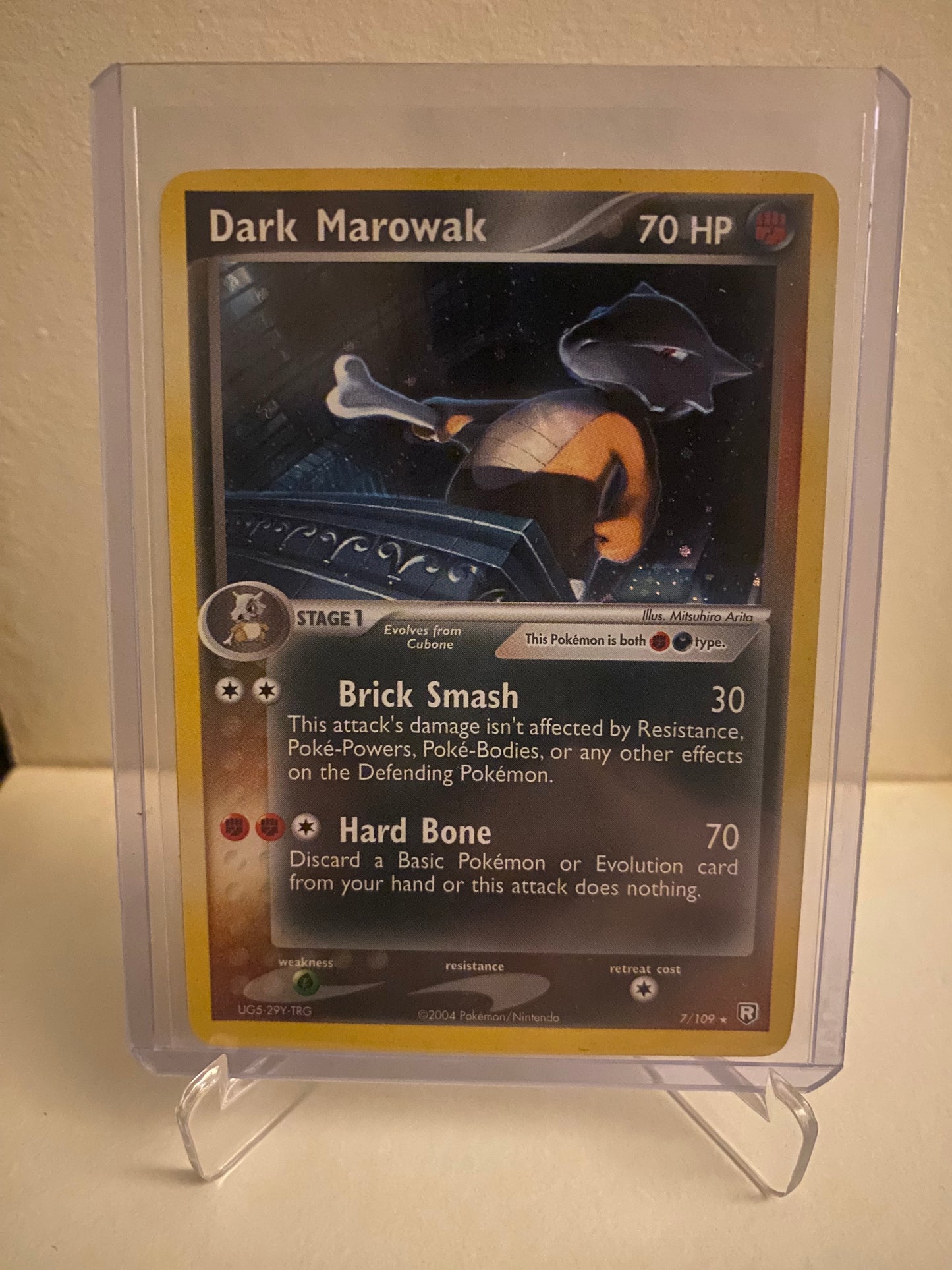 Dark Marowak Holofoil (7/109)