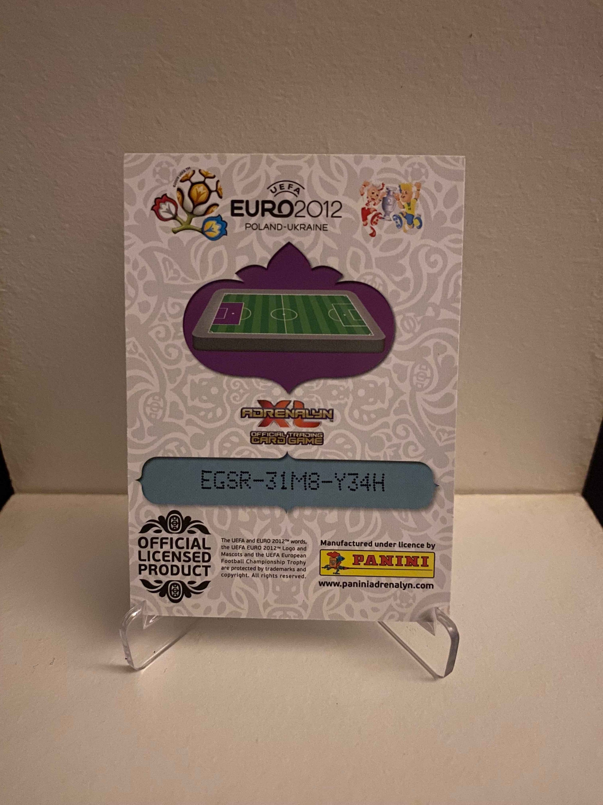 Fodbold kort Panini Adrenalyn XL UEFA EURO 2012 - Holland Maarten Stekelenburg - Pokedexet