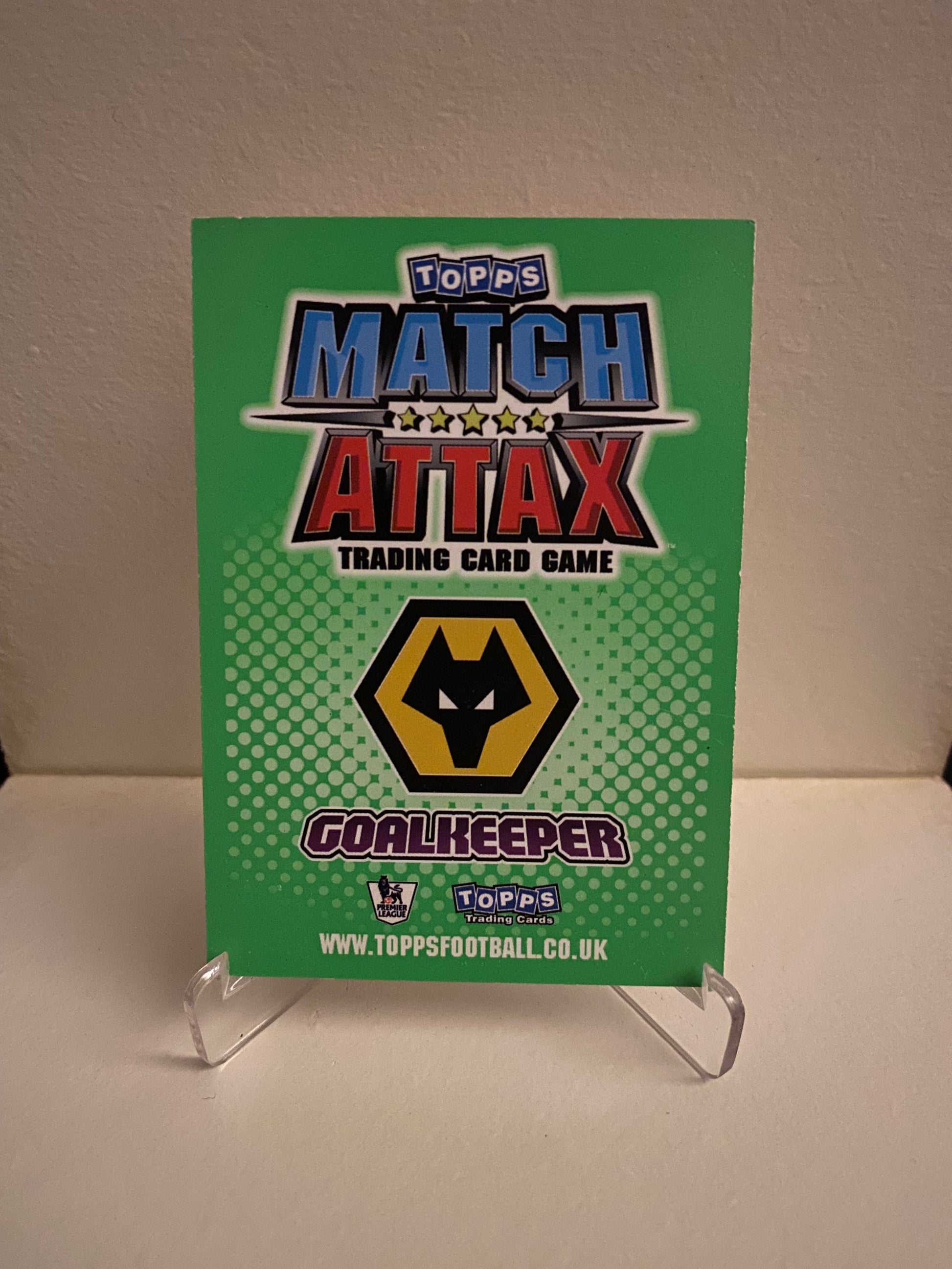 Fodbold kort Topps Match Attax Premier League 2010/2011 - Wolverhampton Marcus Hahnemann - Pokedexet