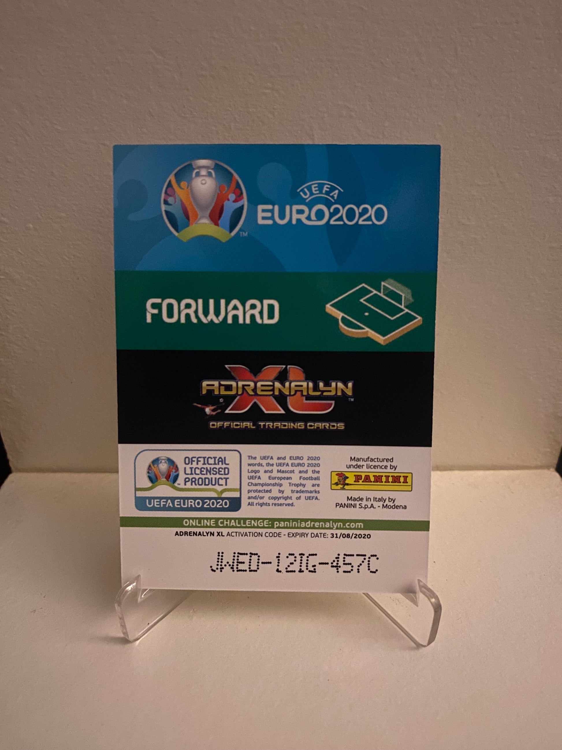 Fodbold kort Panini Adrenalyn XL UEFA EURO 2020 - Ukraine Roman Yaremchuk - Pokedexet