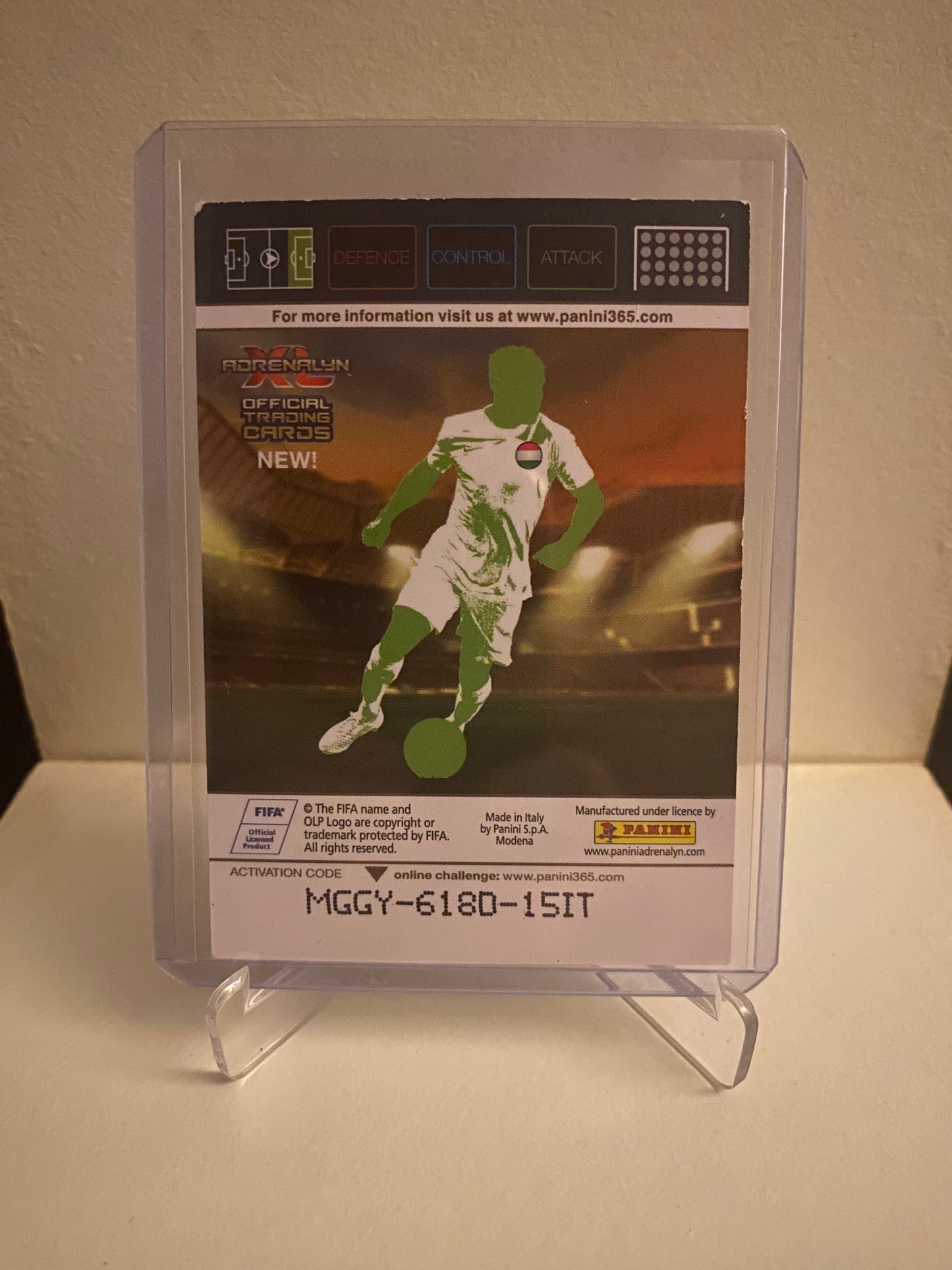 Fodbold kort Panini Adrenalyn XL FIFA 365 - Ungarn Ferenc Puskas Holofoil - Pokedexet