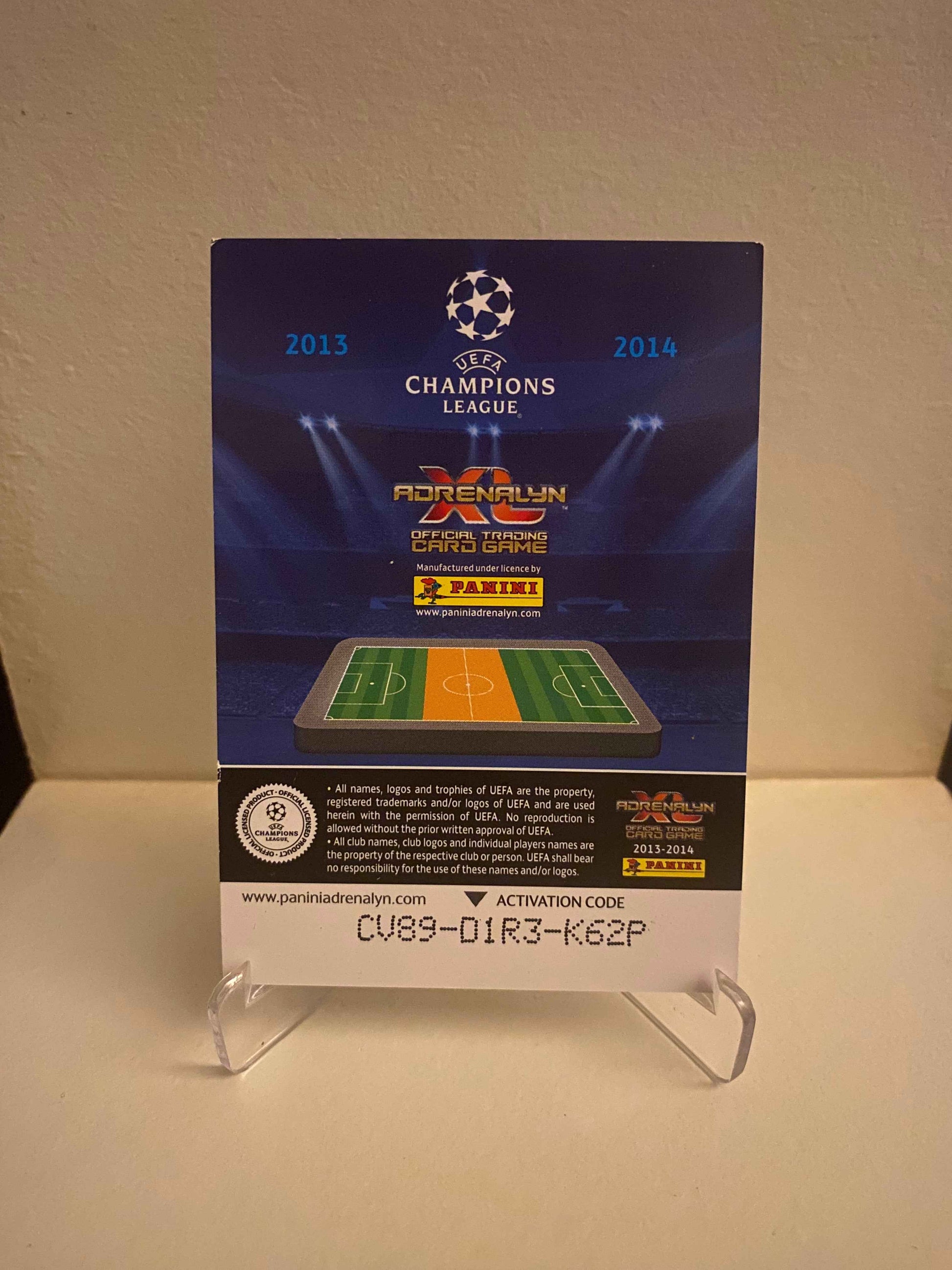 Fodbold kort Panini Adrenalyn XL UEFA Champions League 2013/2014 - FC København Christian Bolanos - Pokedexet