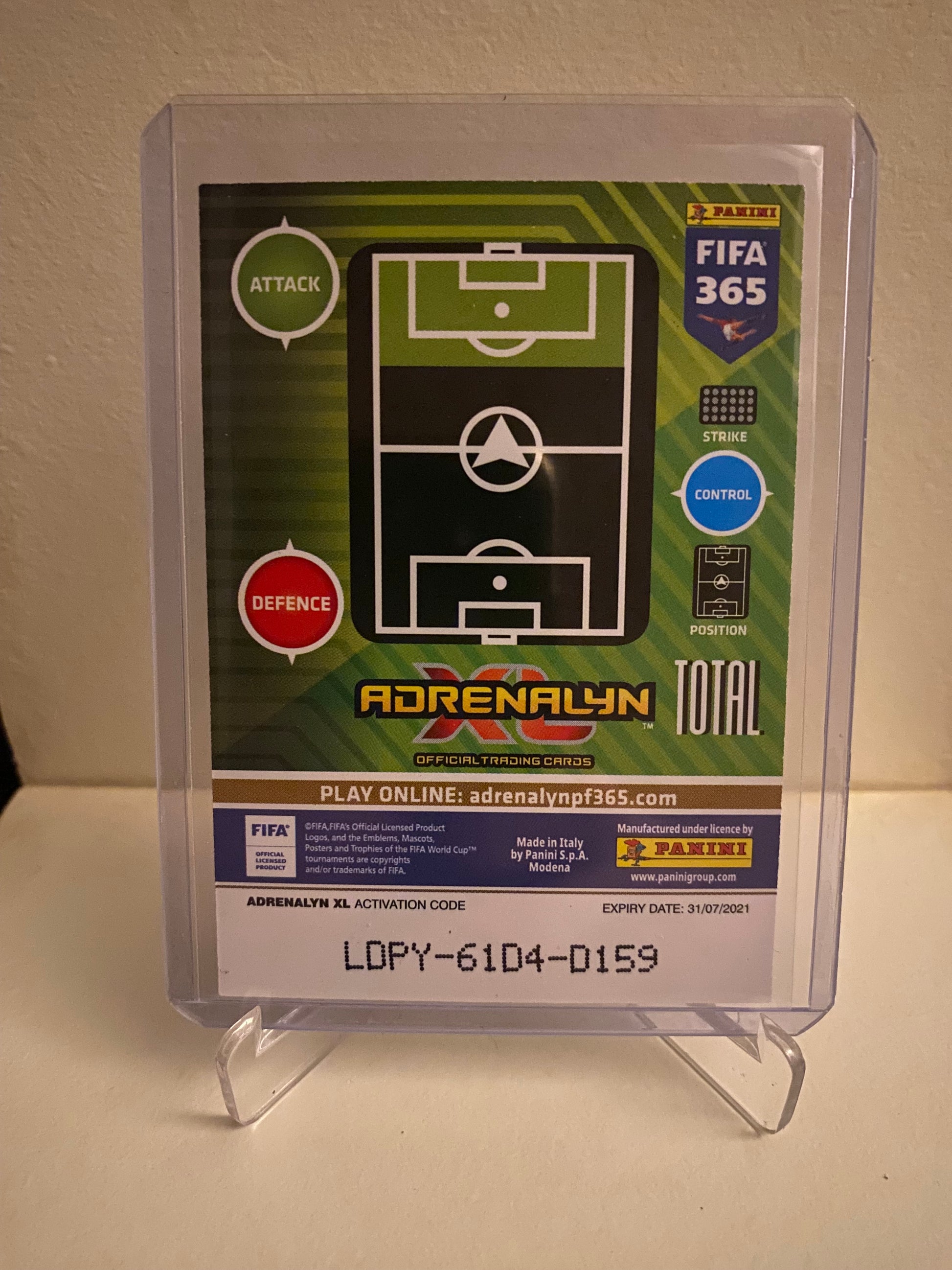 Fodbold kort Panini Adrenalyn XL FIFA 365 2021 - Juventus Cristiano Ronaldo Holofoil - Pokedexet