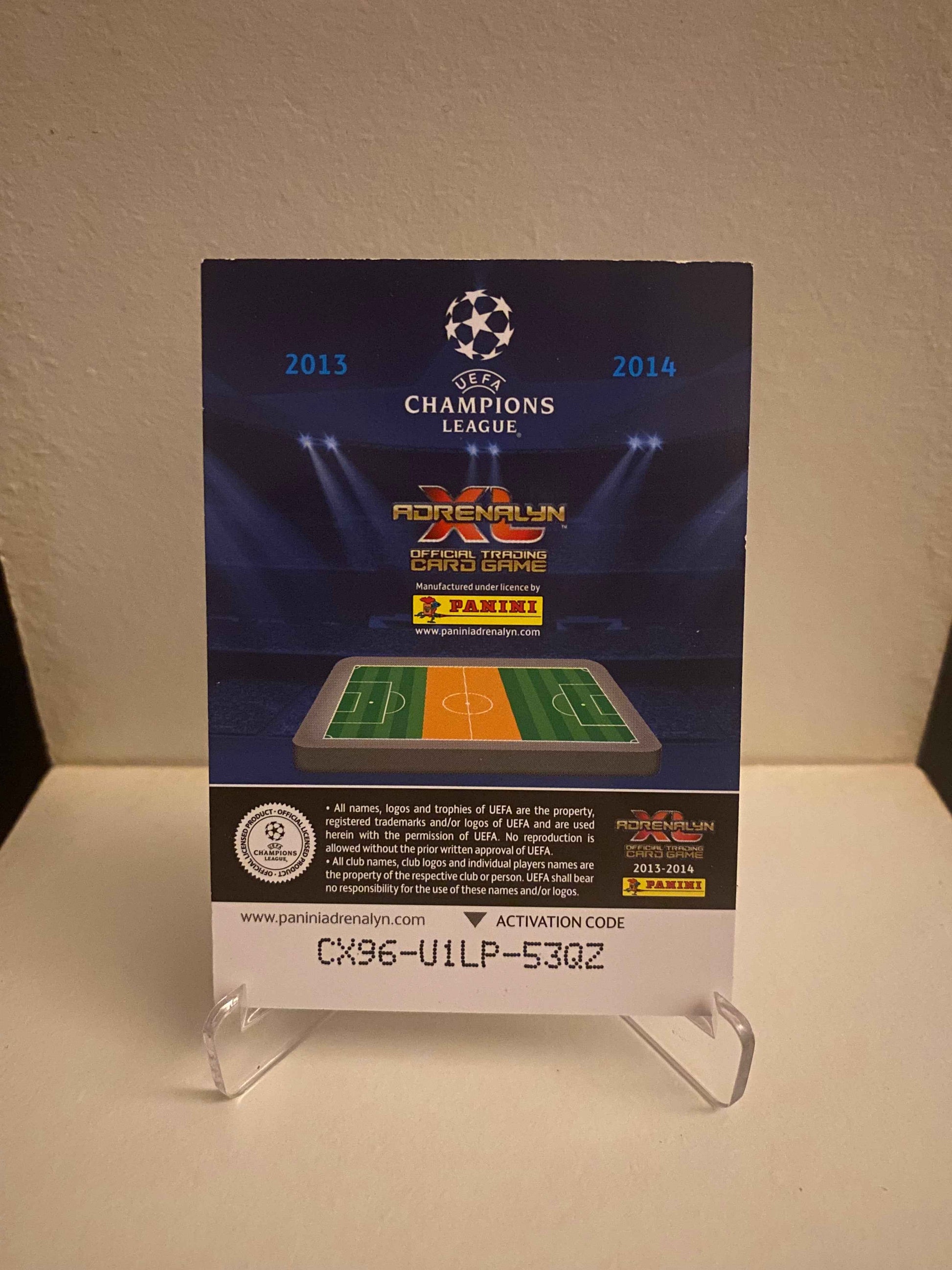 Fodbold kort Panini Adrenalyn XL UEFA Champions League 2013/2014 - Borussia Dortmund Nuri Sahin - Pokedexet