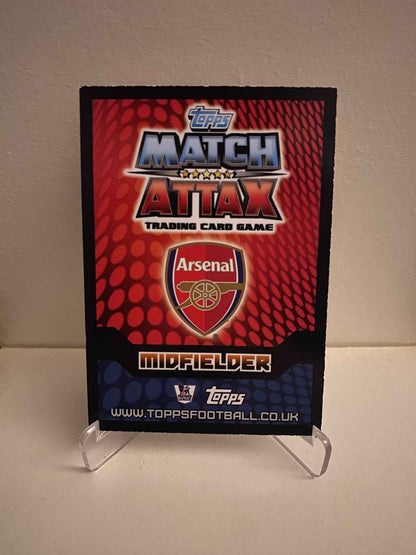 Fodbold kort Topps Match Attax Premier League 2014/2015 - Arsenal Mikel Arteta - Pokedexet