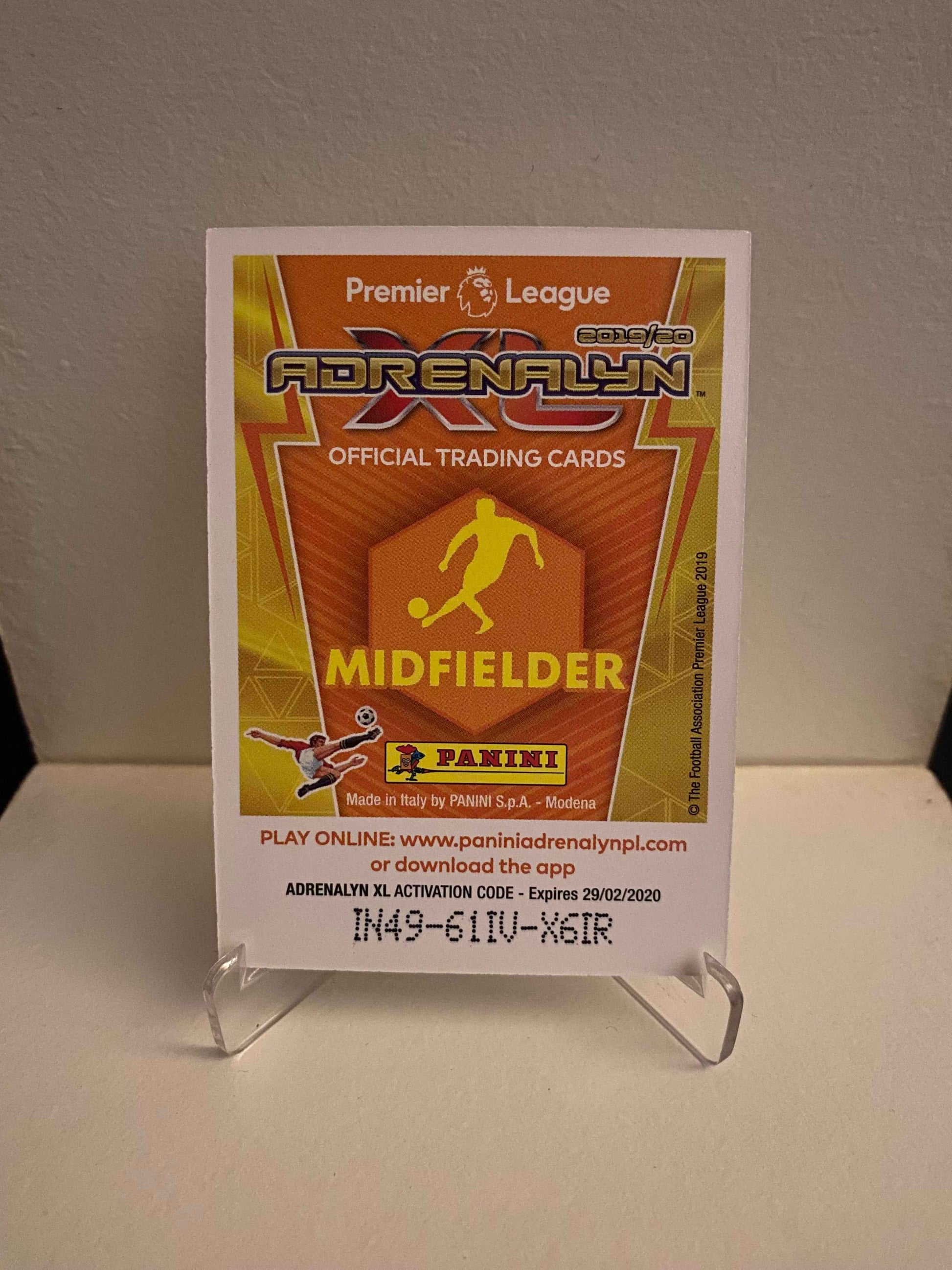 Fodbold kort Panini Adrenalyn XL Premier League 2019/2020 - Bournemouth Andrew Surman - Pokedexet