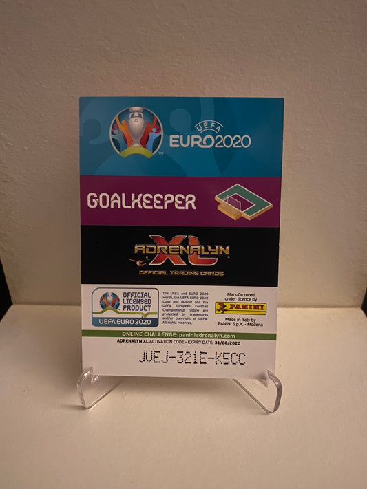 Fodbold kort Panini Adrenalyn XL UEFA EURO 2020 - Danmark Kasper Schmeichel - Pokedexet