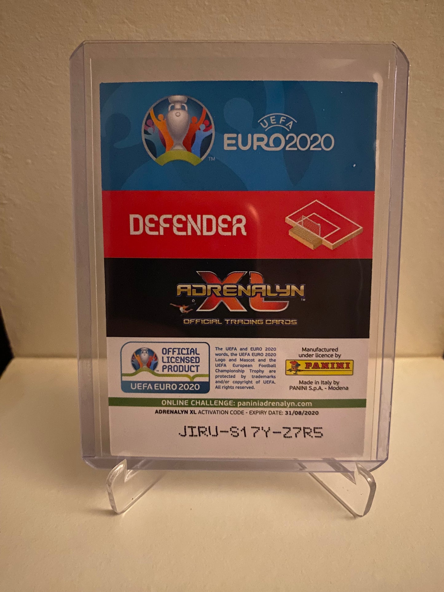 Fodbold kort Panini Adrenalyn XL UEFA EURO 2020 - England Pickford/Maguire/Keane Holofoil - Pokedexet