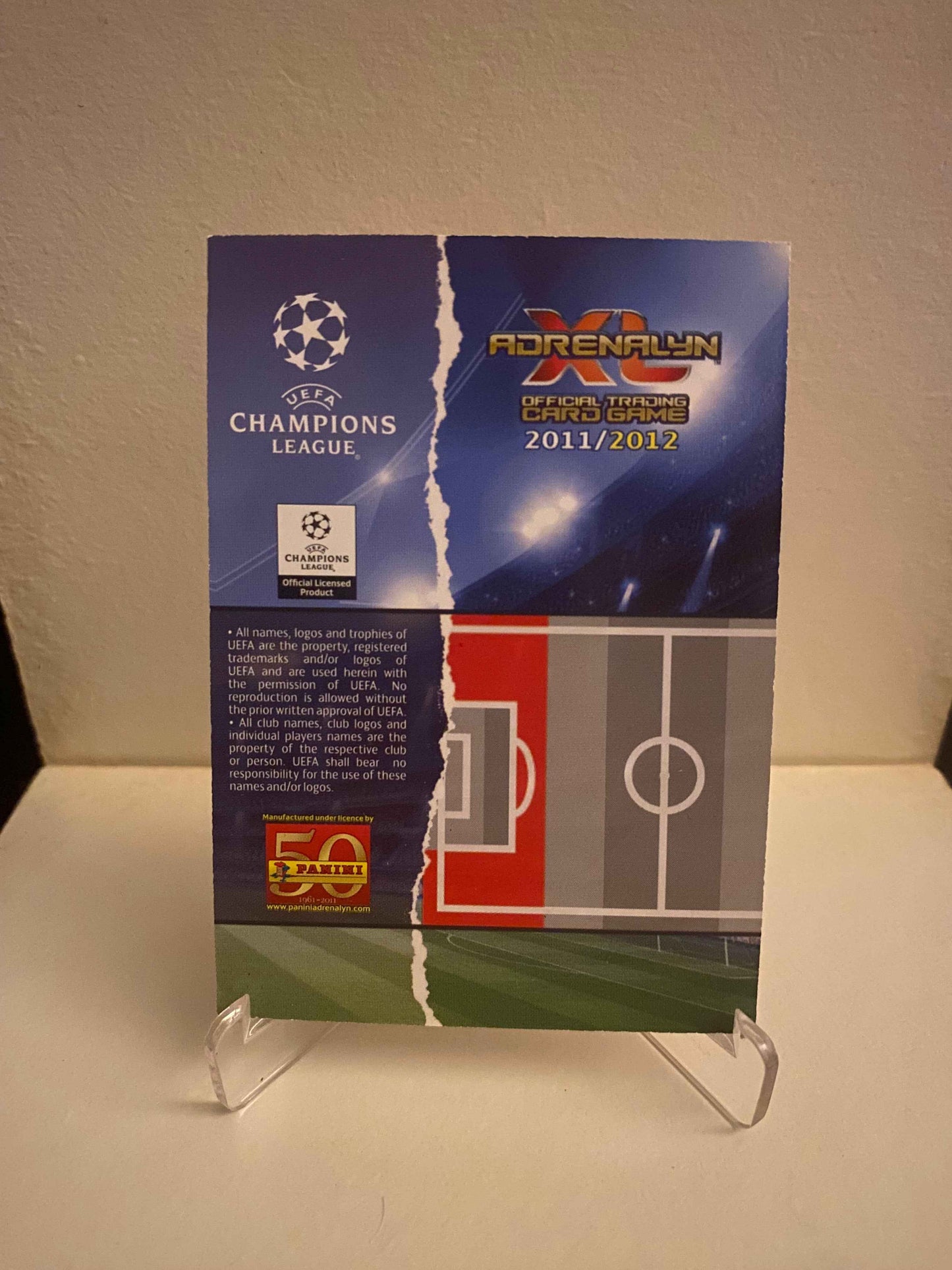 Fodbold kort Panini Adrenalyn XL UEFA Champions League 2011/2012 - Olympiakos Francois Modesto - Pokedexet