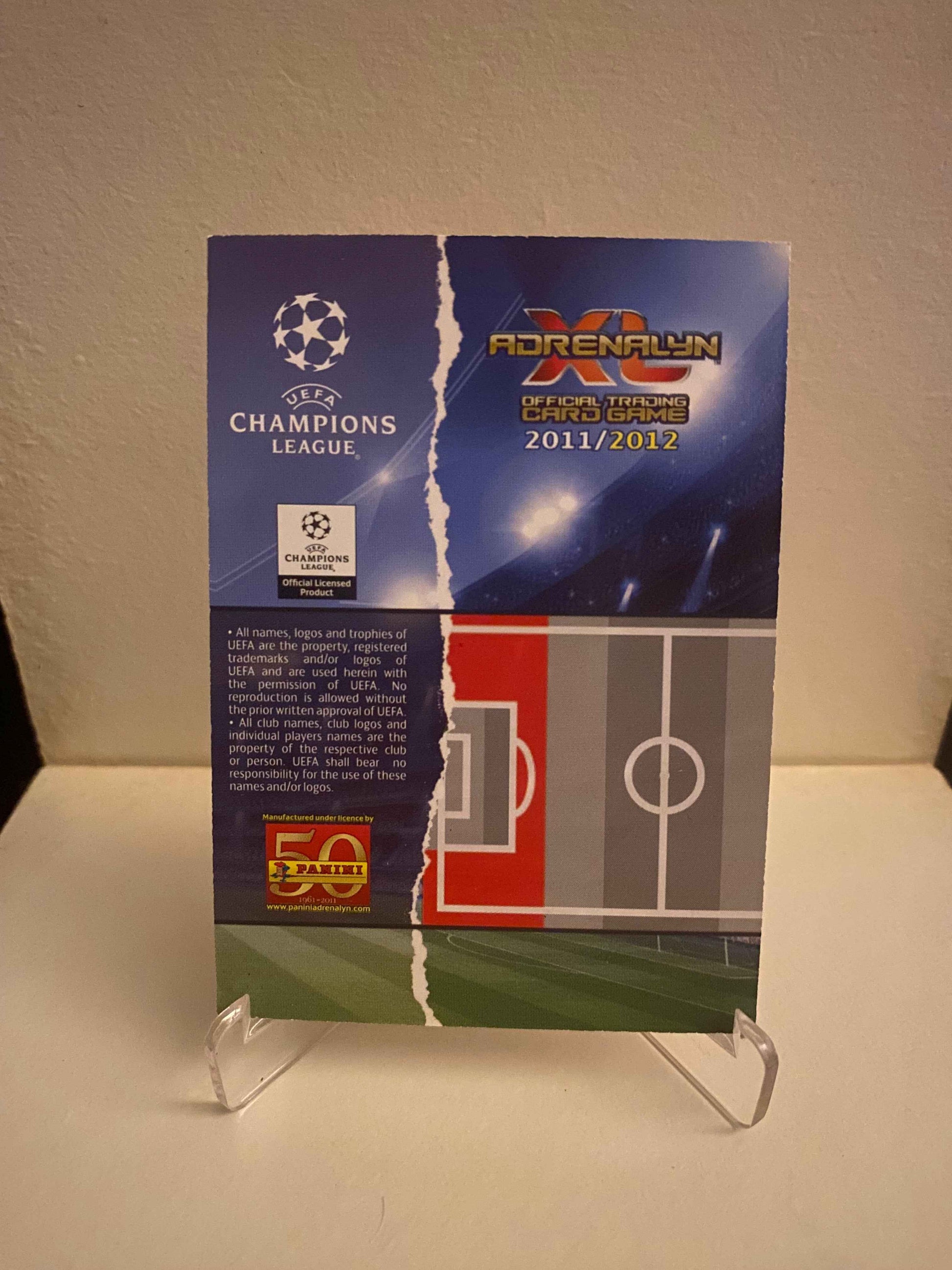 Fodbold kort Panini Adrenalyn XL UEFA Champions League 2011/2012 - Olympiakos Francois Modesto - Pokedexet