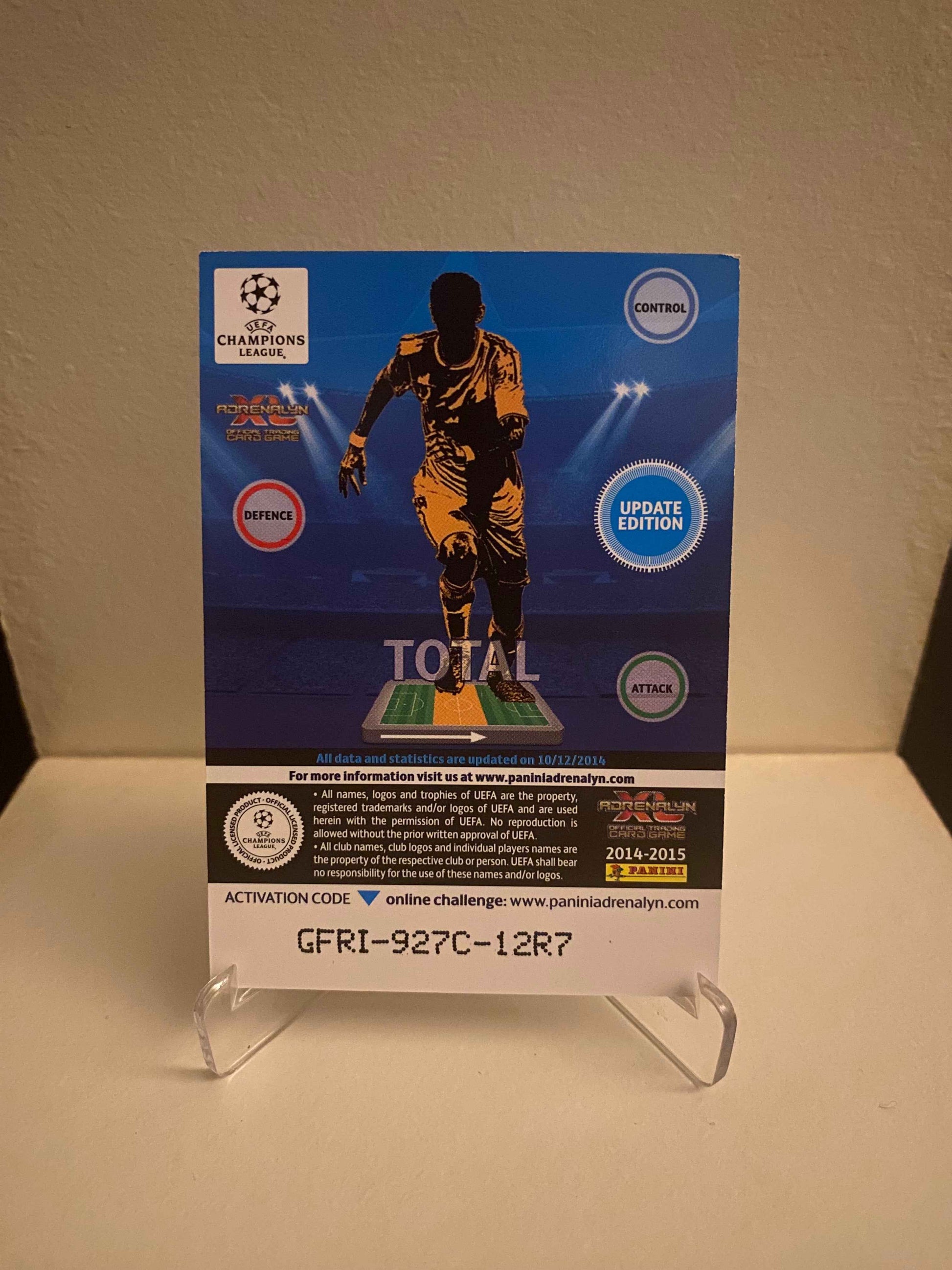 Fodbold kort Panini Adrenalyn XL UEFA Champions League 2014/2015 - Borussia Dortmund Shinji Kagawa - Pokedexet