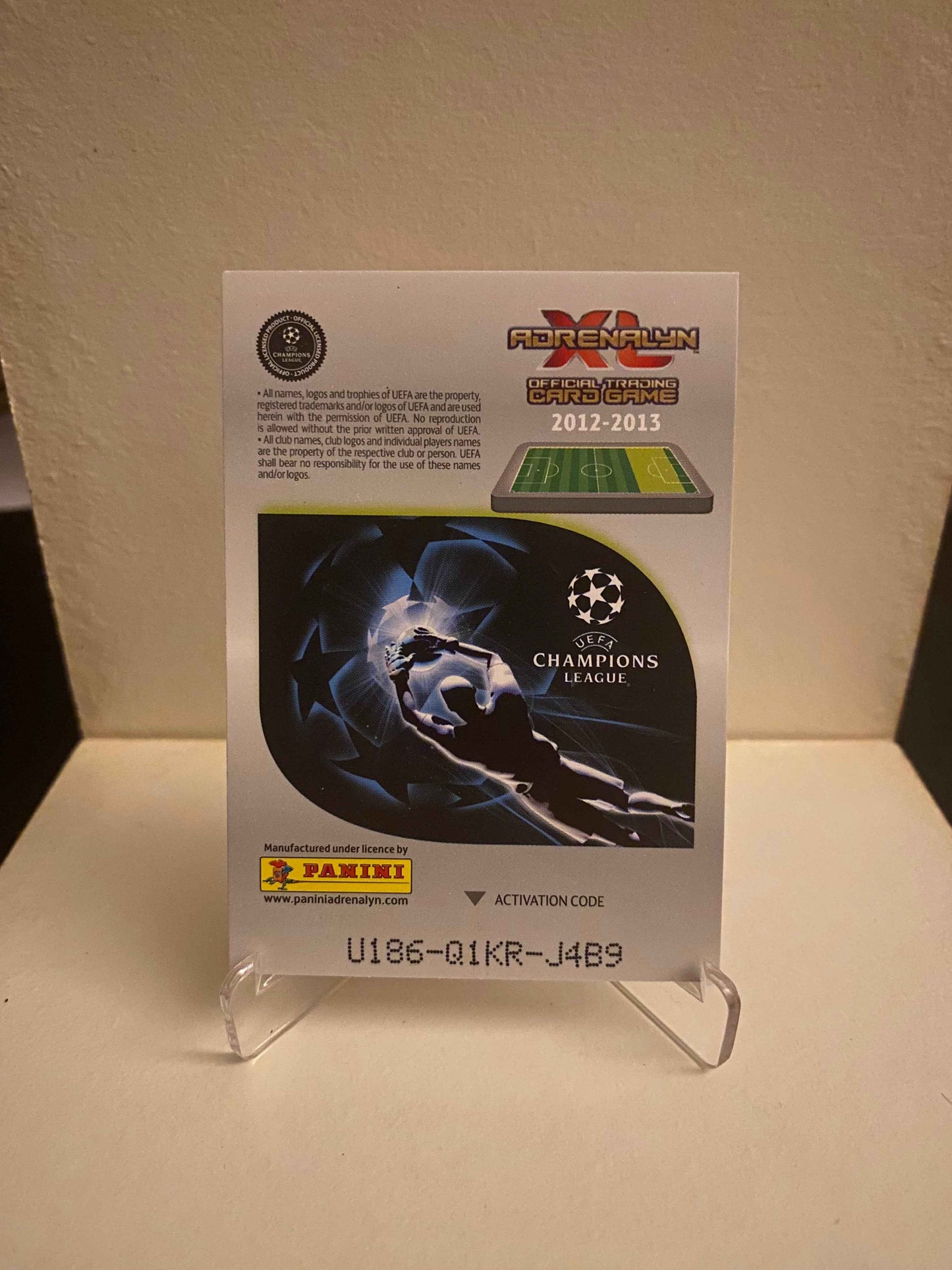 Fodbold kort Panini Adrenalyn XL UEFA Champions League 2012/2013 - Manchester United Javier Hernandez - Pokedexet