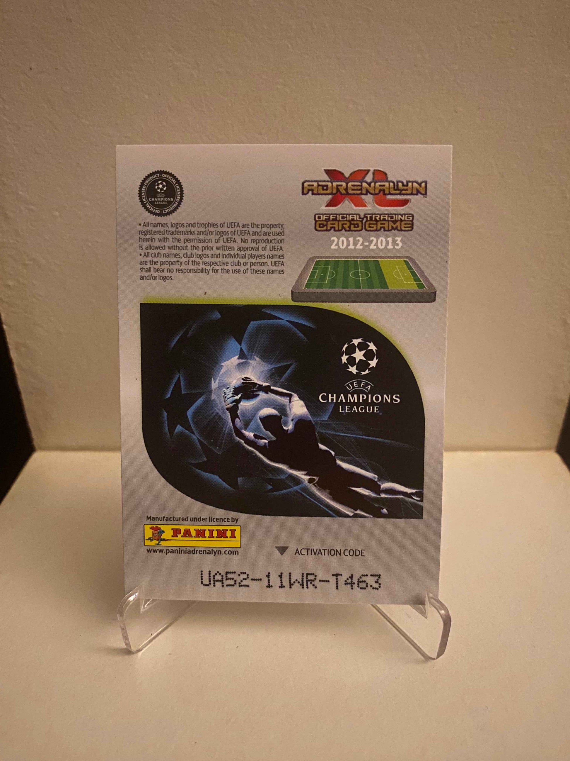 Fodbold kort Panini Adrenalyn XL UEFA Champions League 2012/2013 - Manchester United Robin Van Persie - Pokedexet