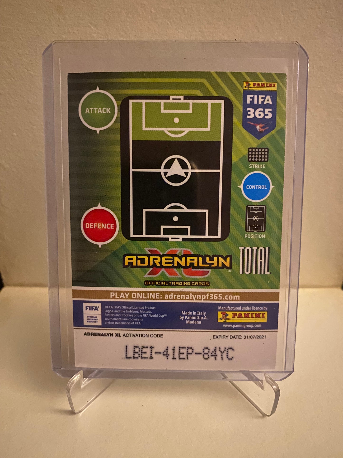 Fodbold kort Panini Adrenalyn XL FIFA 365 2021 - CF America Henry Martin Holofoil - Pokedexet