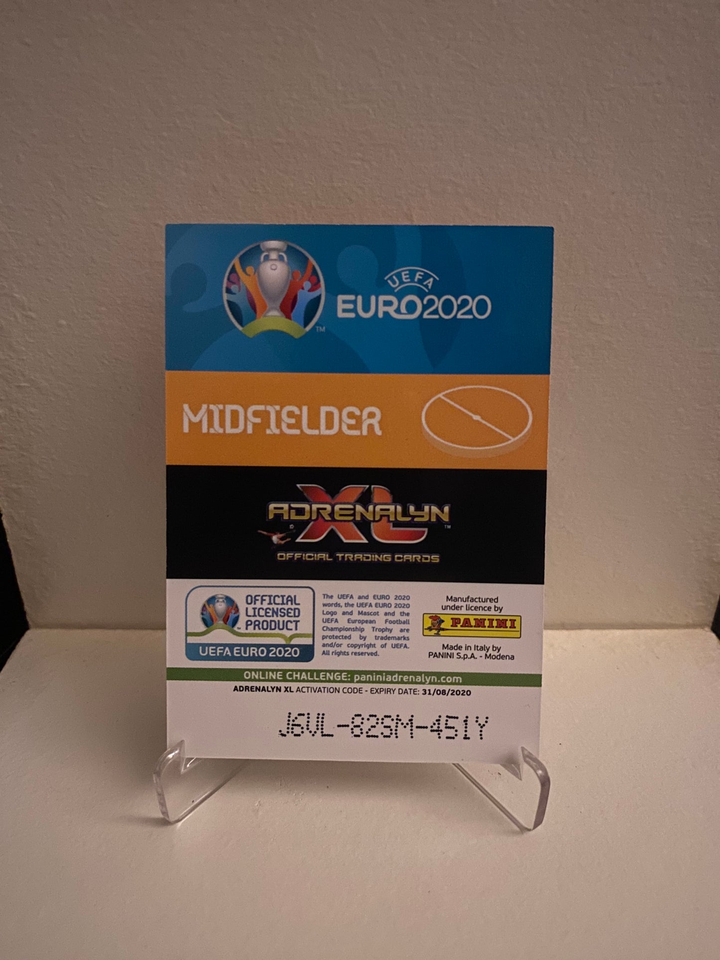 Fodbold kort Panini Adrenalyn XL UEFA EURO 2020 - Spanien Thiago - Pokedexet