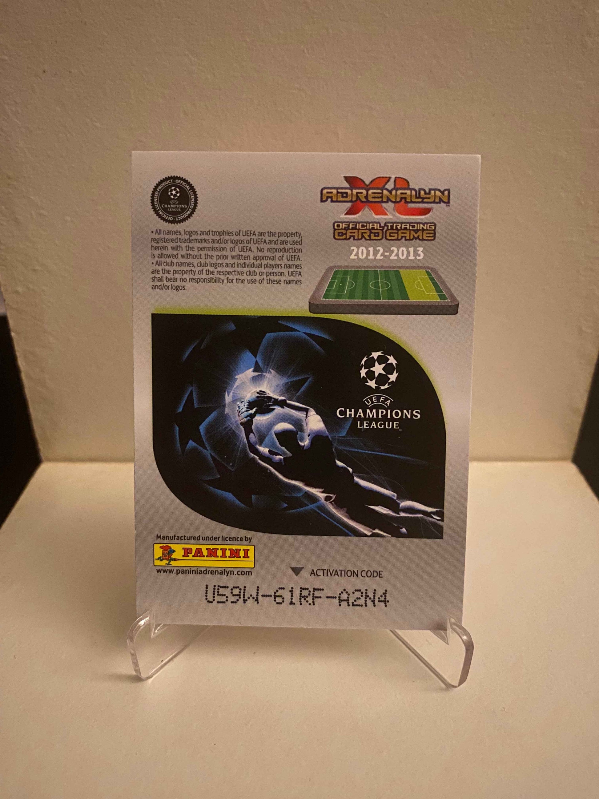 Fodbold kort Panini Adrenalyn XL UEFA Champions League 2012/2013 - Bayern München Thomas Muller - Pokedexet