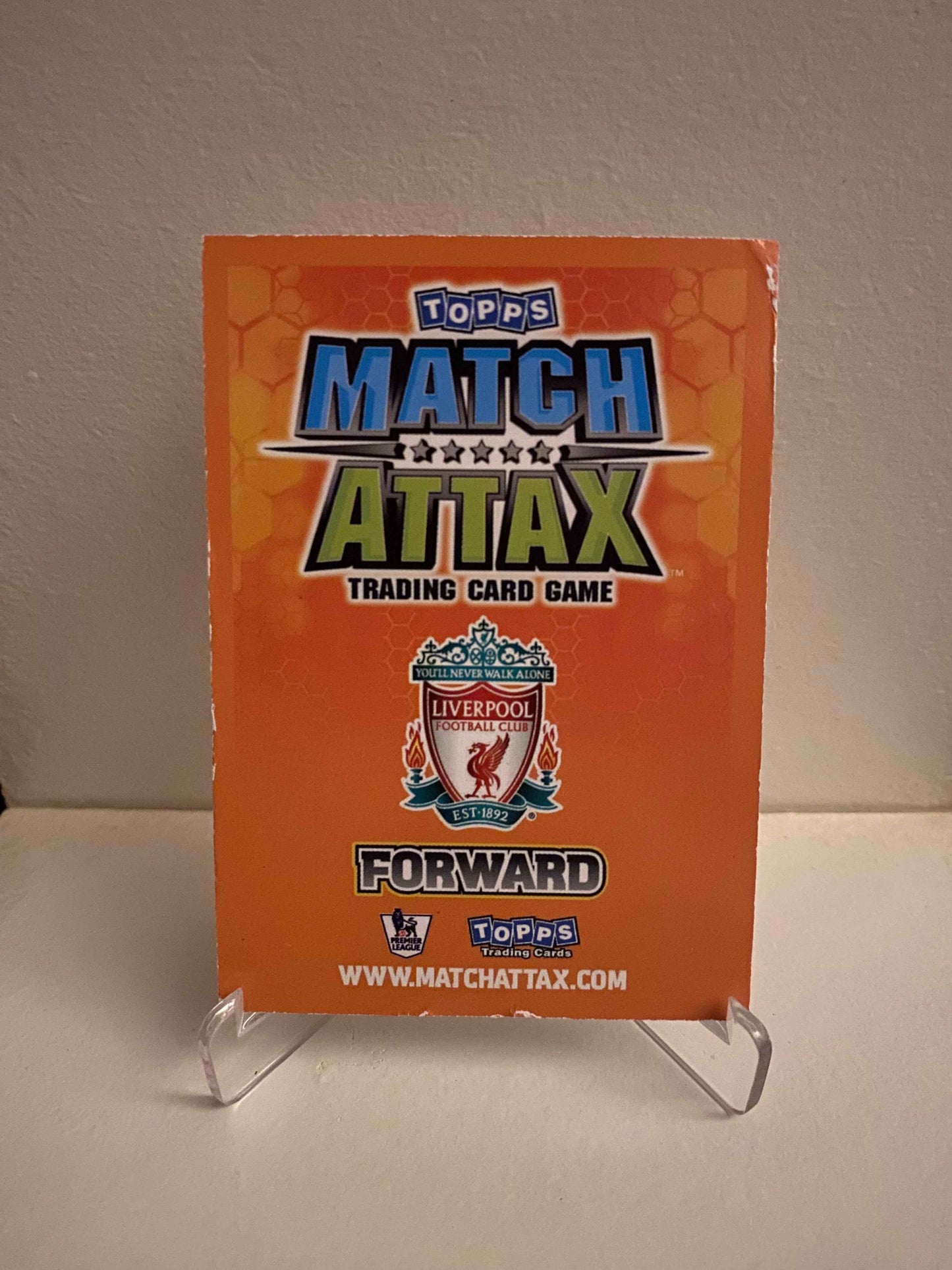 Fodbold kort Topps Match Attax Premier League 2009/2010 - Liverpool Dirk Kuyt - Pokedexet
