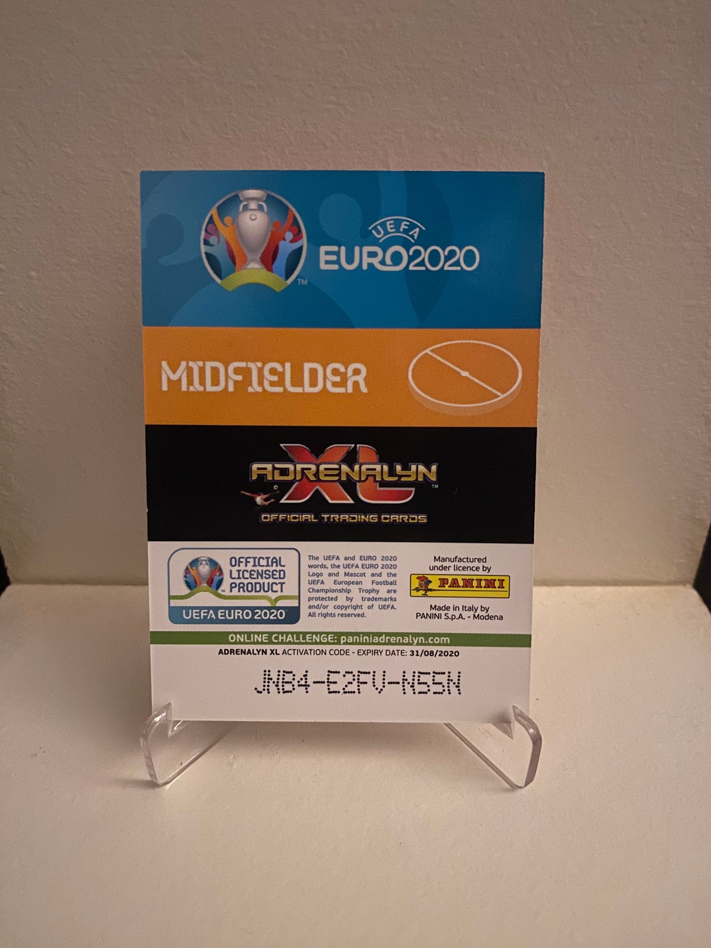 Fodbold kort Panini Adrenalyn XL UEFA EURO 2020 - Østrig Stefan Ilsanker - Pokedexet