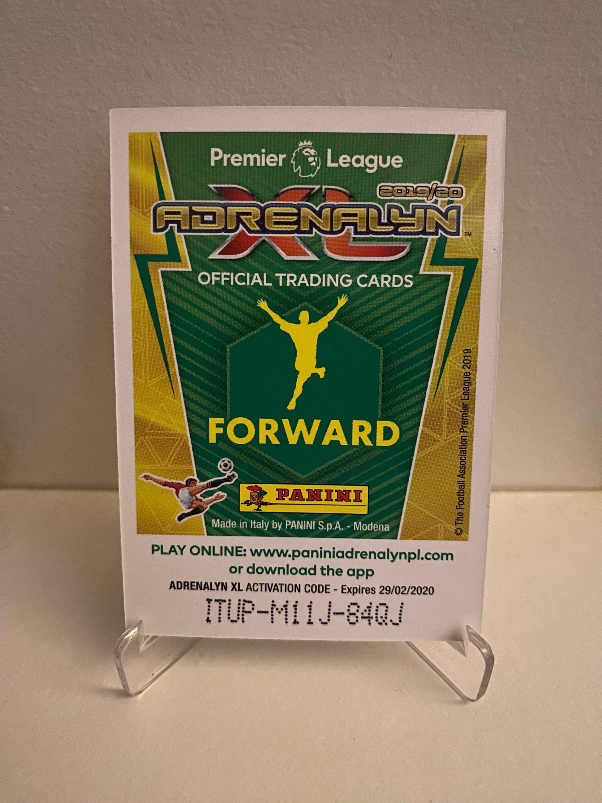 Fodbold kort Panini Adrenalyn XL Premier League 2019/2020 - Watford Troy Deeney - Pokedexet