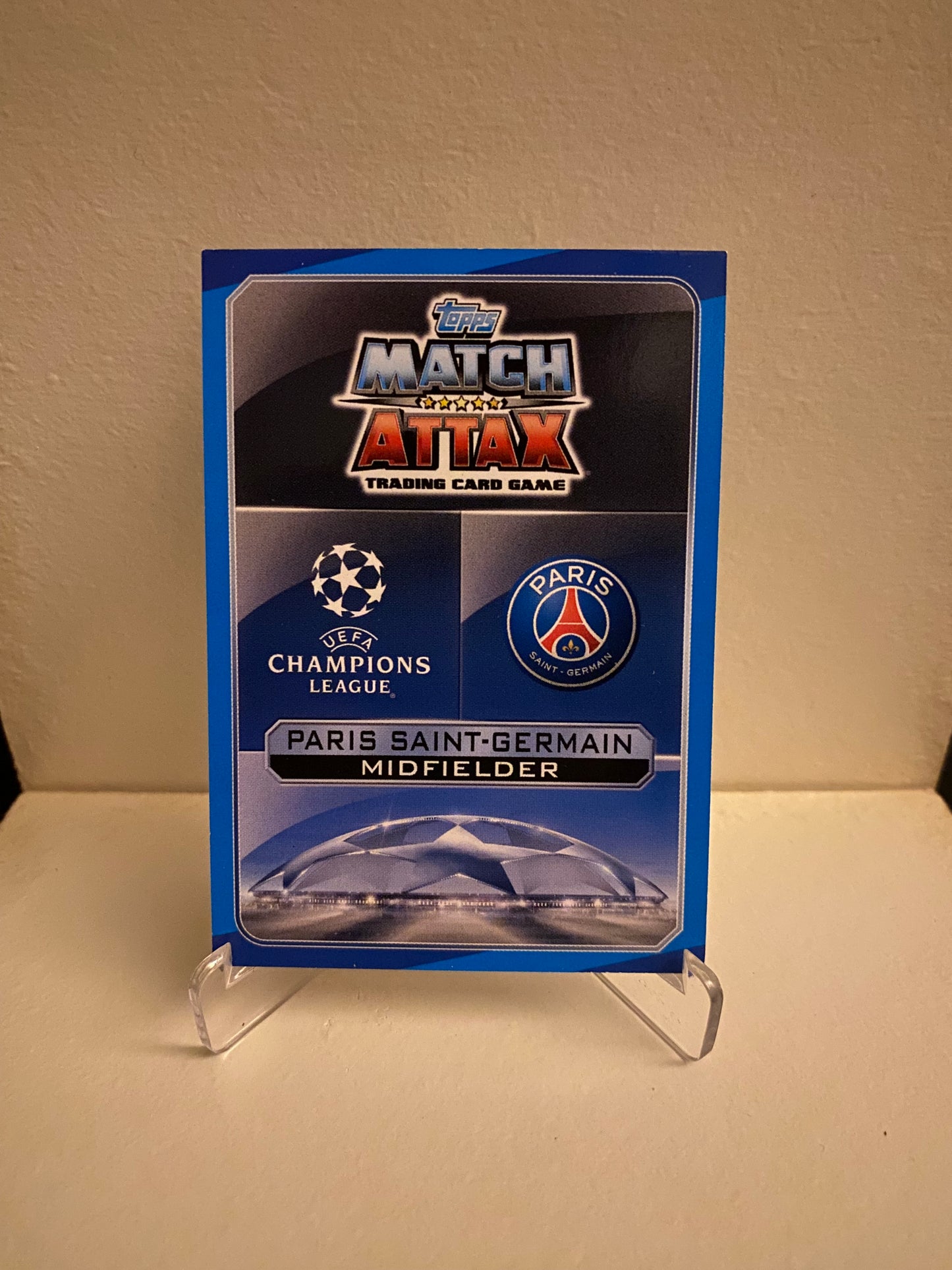 Fodbold kort Topps Match Attax UEFA Champions League 2016/2017 - Paris Saint Germain Marco Verratti - Pokedexet
