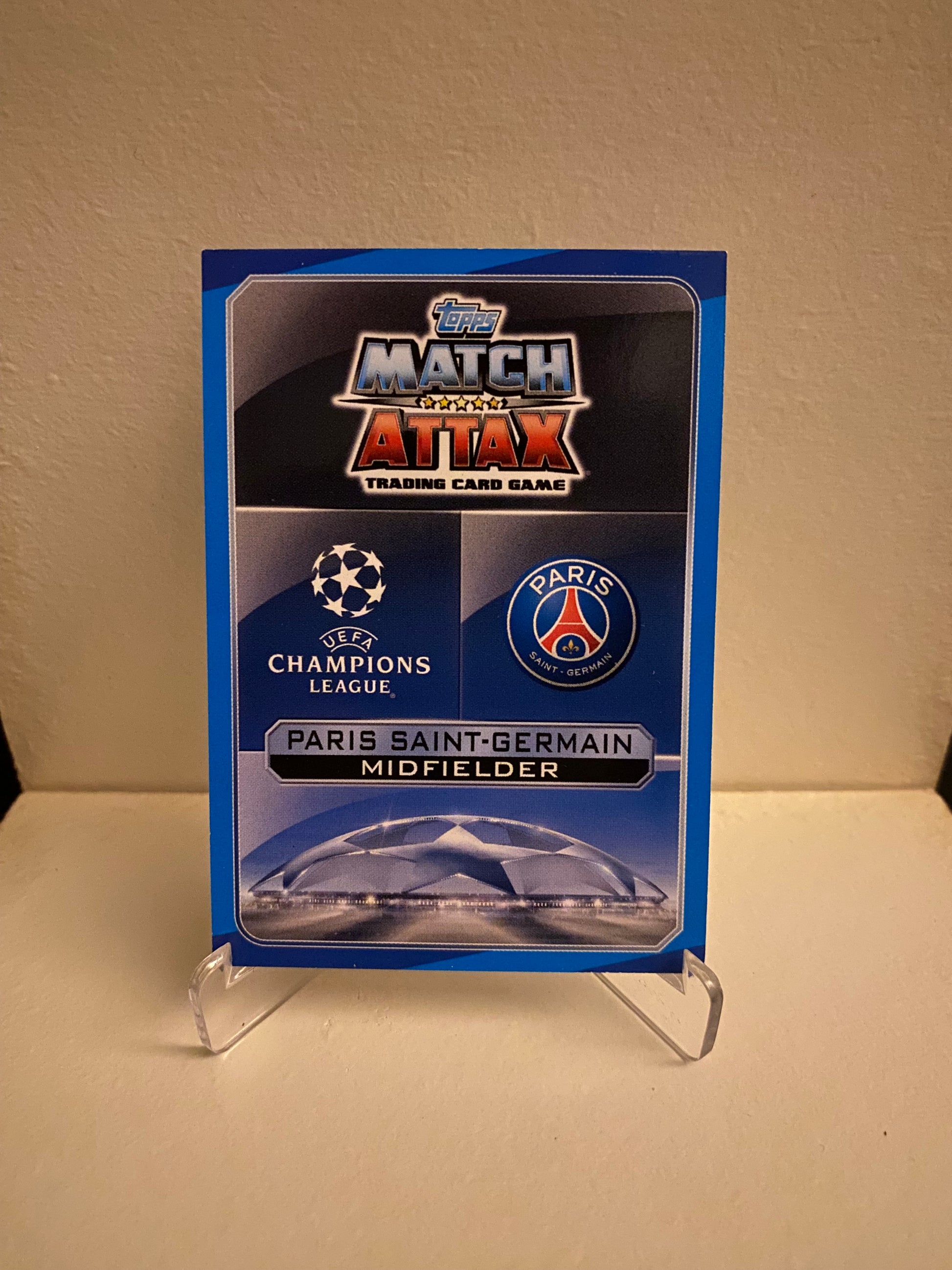 Fodbold kort Topps Match Attax UEFA Champions League 2016/2017 - Paris Saint Germain Marco Verratti - Pokedexet