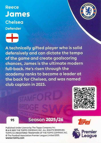 Fodbold kort Topps Premier League 2025/2026 - Chelsea Reece James