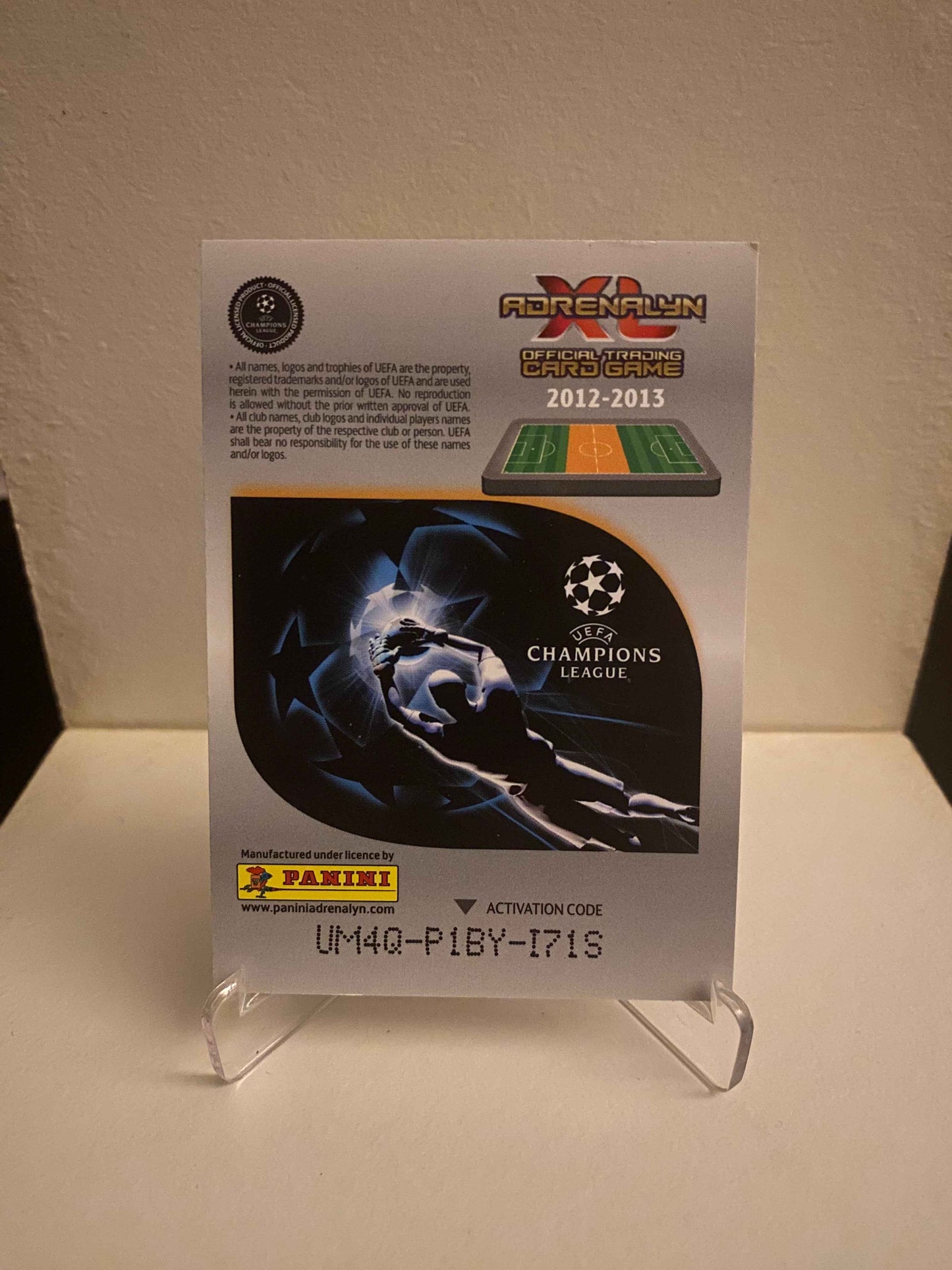 Fodbold kort Panini Adrenalyn XL UEFA Champions League 2012/2013 - Barcelona Cesc Fabregas - Pokedexet