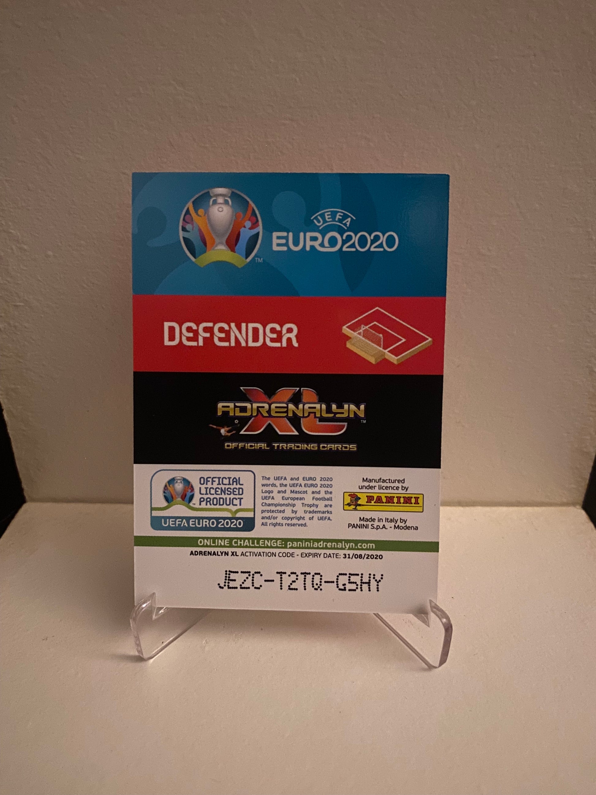 Fodbold kort Panini Adrenalyn XL UEFA EURO 2020 - Schweiz Fabian Schar - Pokedexet
