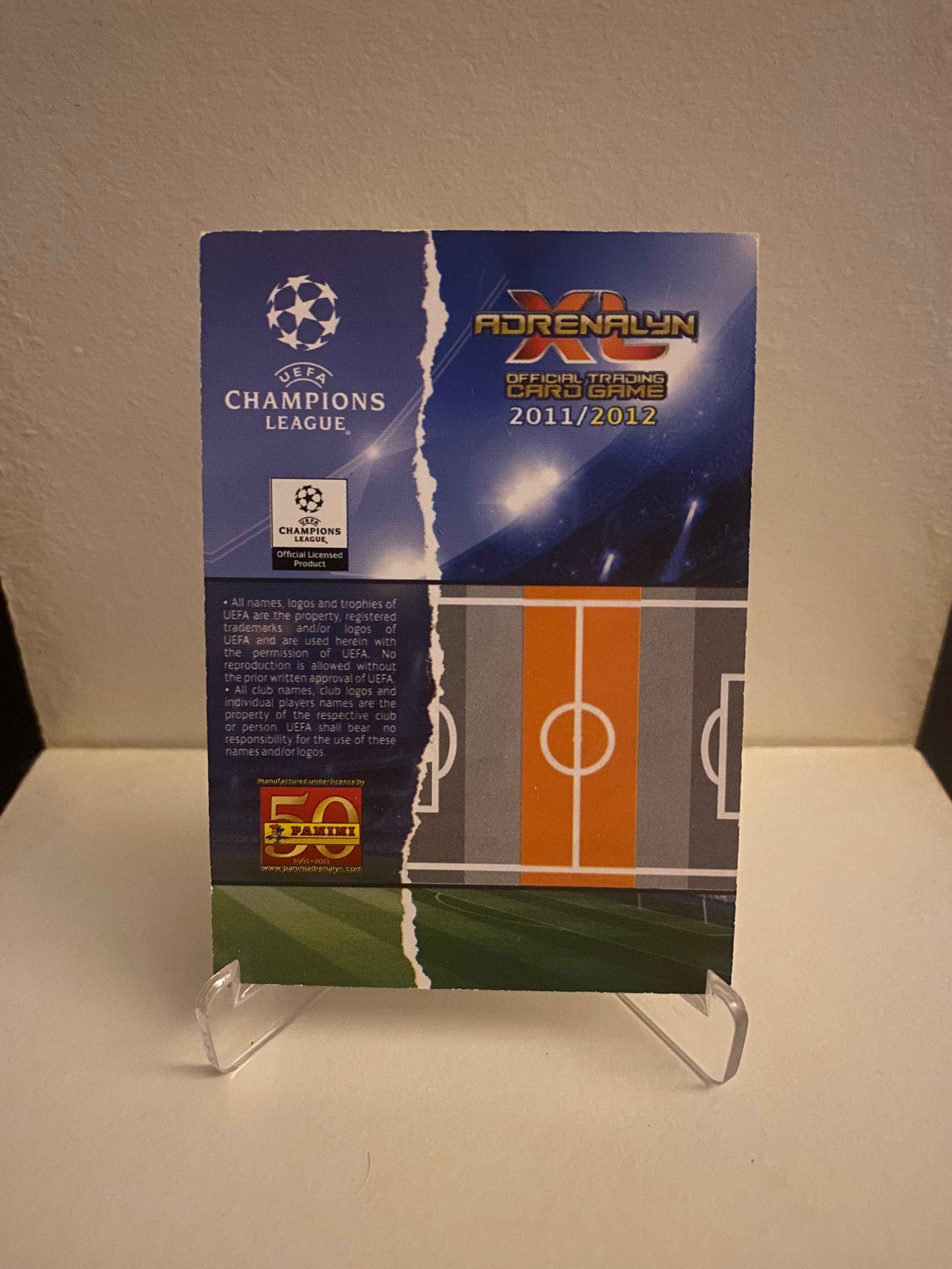 Fodbold kort Panini Adrenalyn XL UEFA Champions League 2011/2012 - Marseille Alou Diarra - Pokedexet