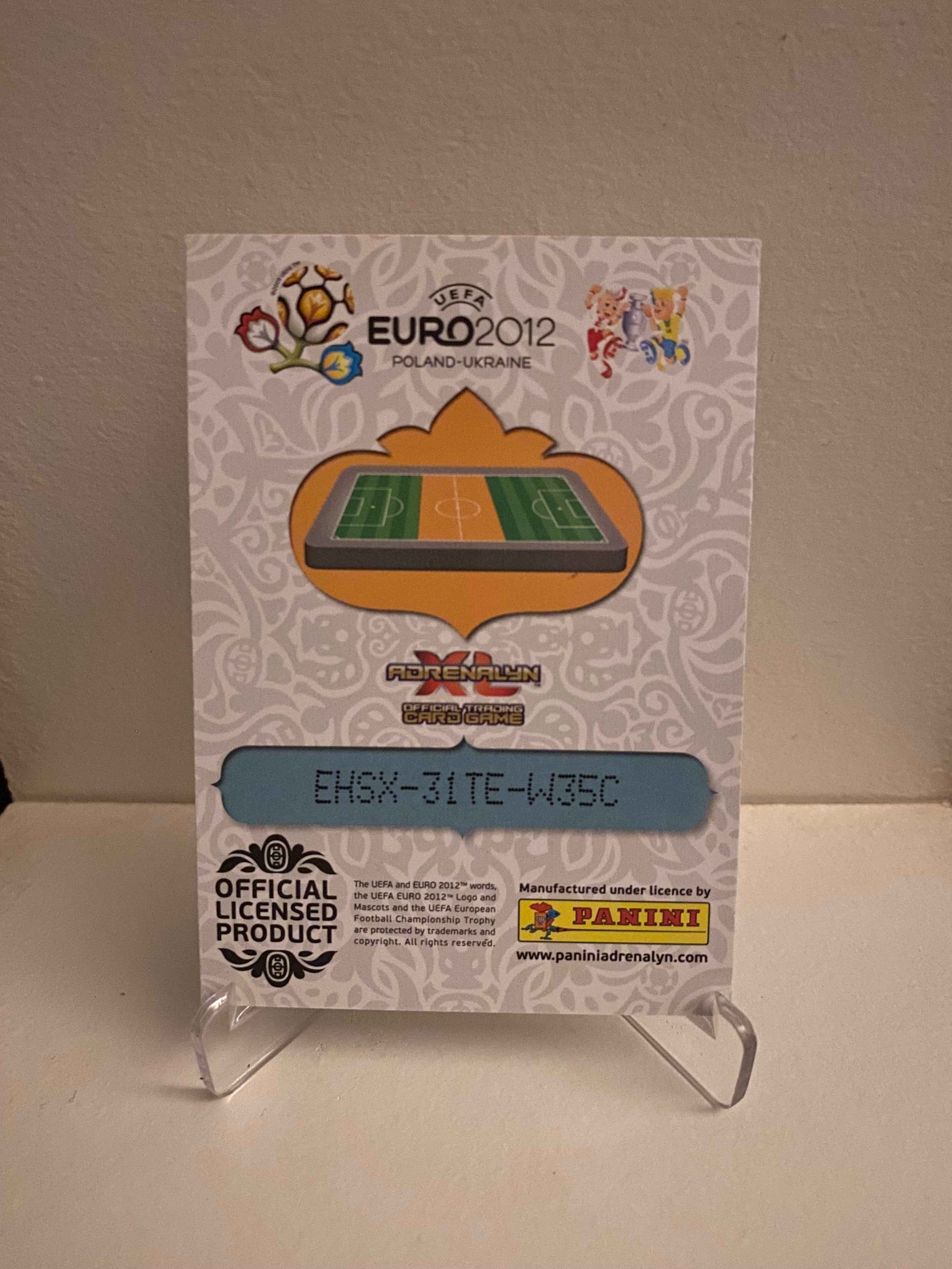 Fodbold kort Panini Adrenalyn XL UEFA EURO 2012 - Holland Ibrahim Afellay - Pokedexet