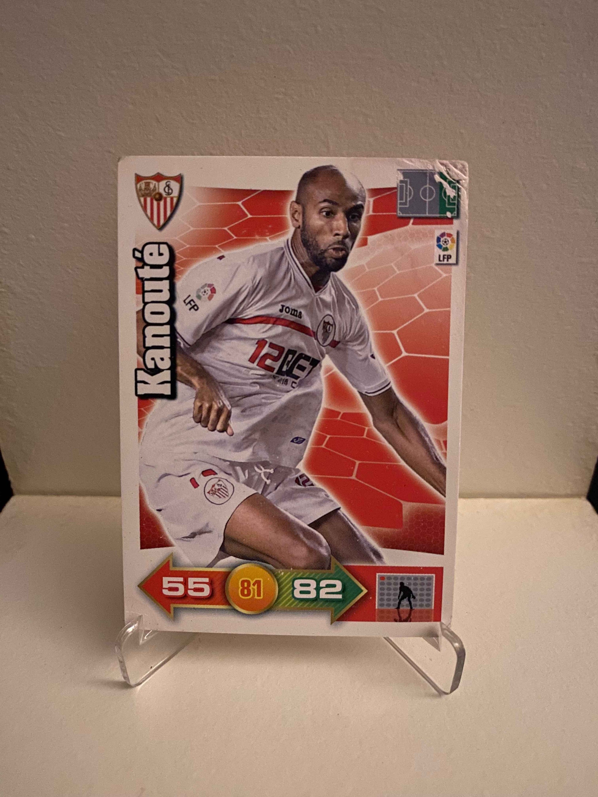 Fodbold kort Panini Adrenalyn XL 2010/2011 - Sevilla Kanoute - Pokedexet