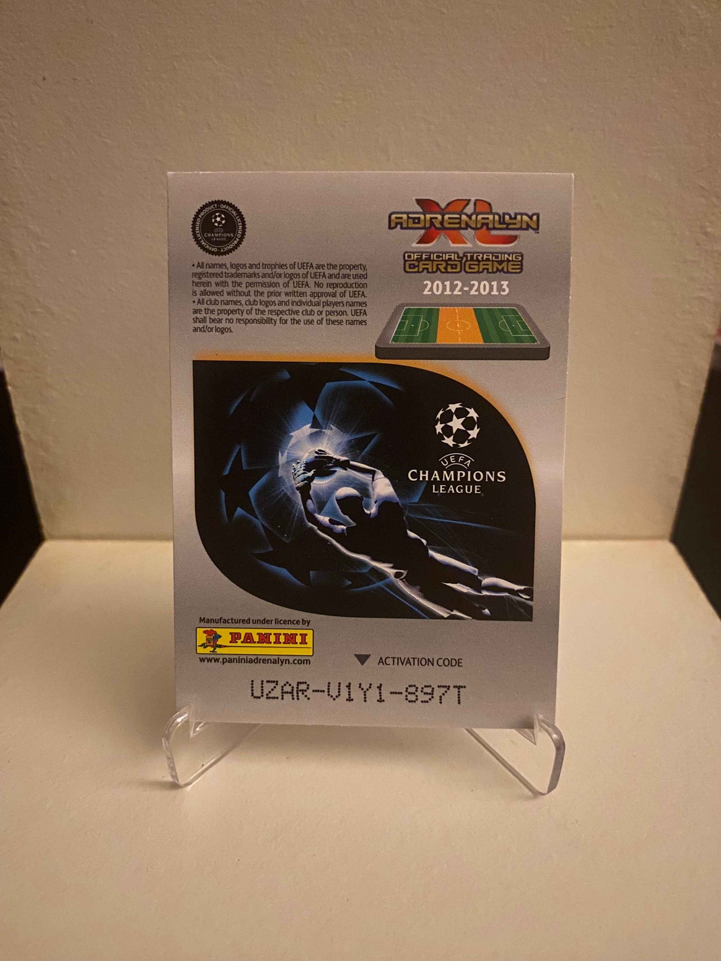 Fodbold kort Panini Adrenalyn XL UEFA Champions League 2012/2013 - Schalke 04 Julian Draxler - Pokedexet
